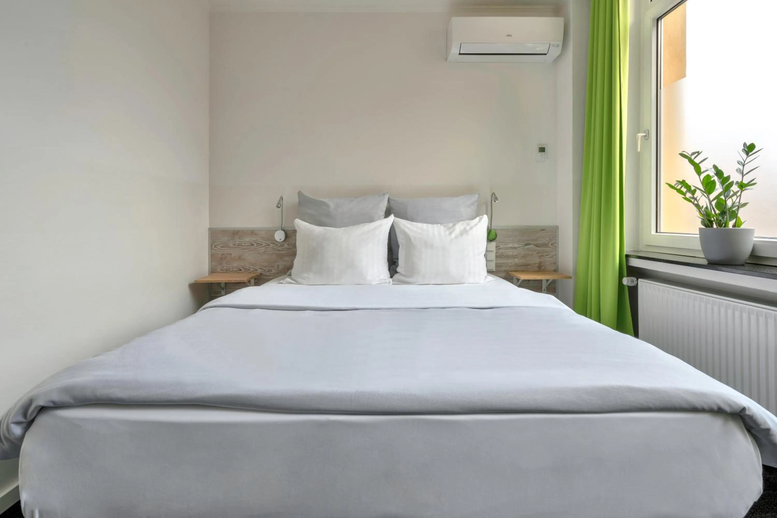 Bedroom, Bed in Design Hotel Wiegand