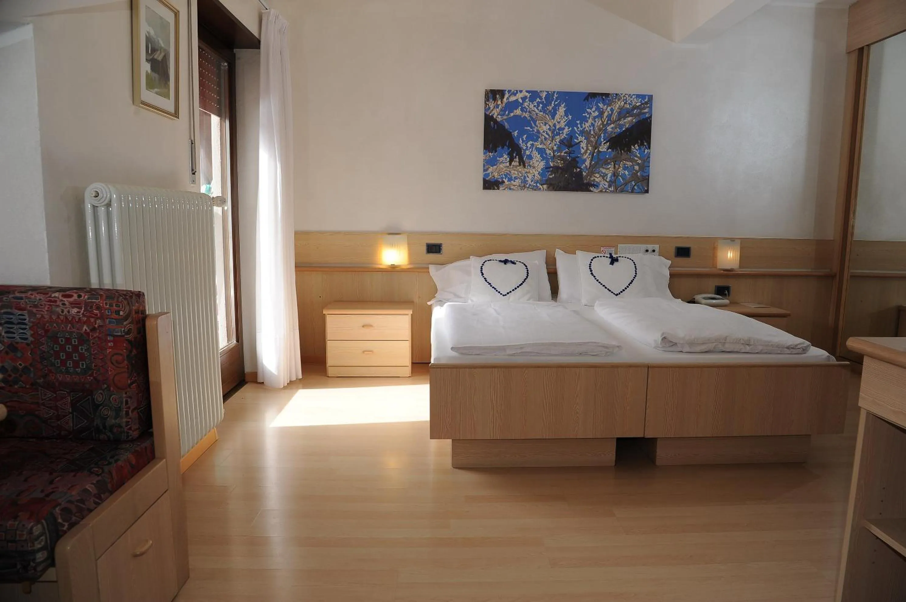 Bedroom, Bed in Hotel Sole Family Hotel