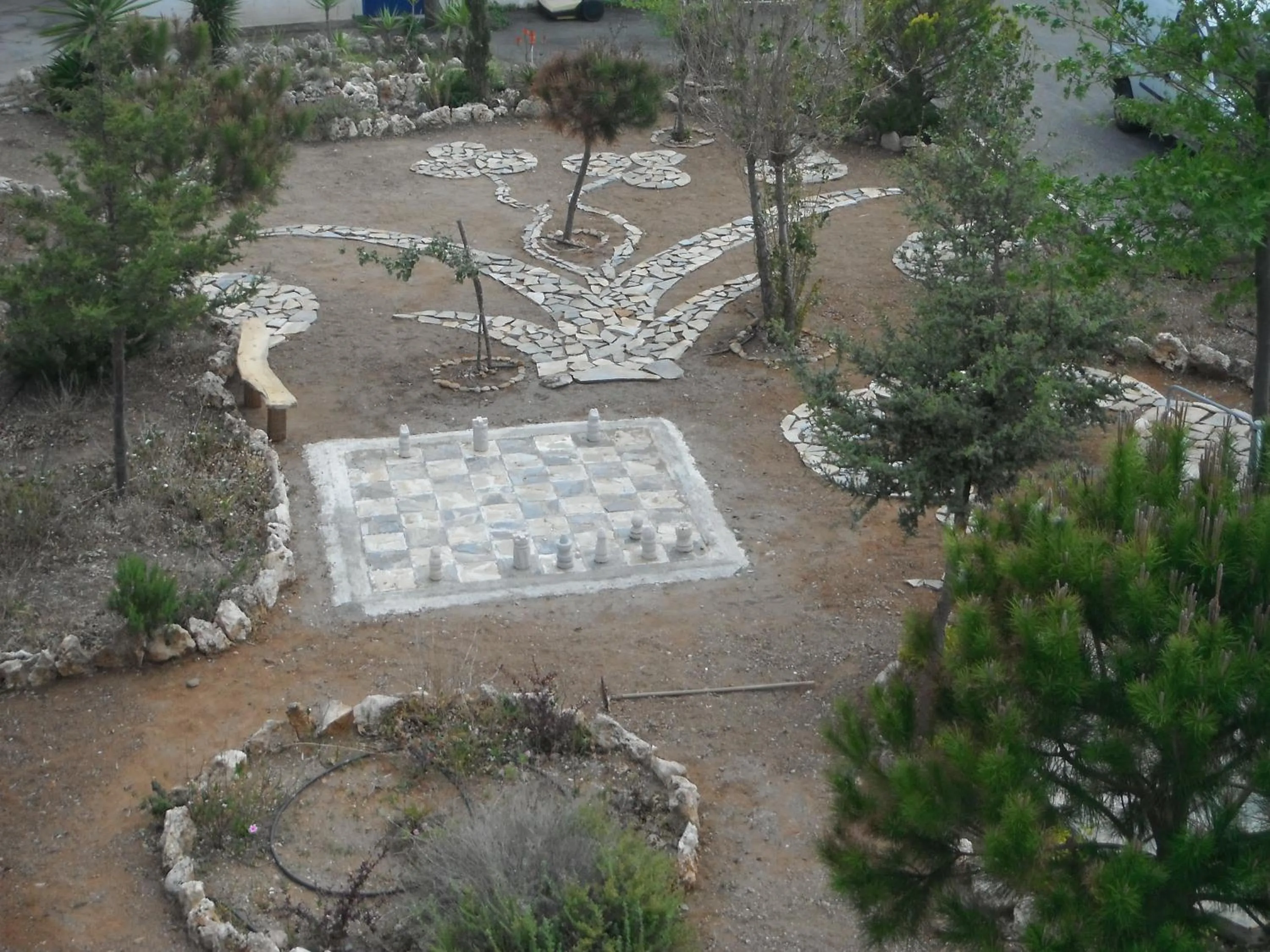 Garden in Mandorla Apartments