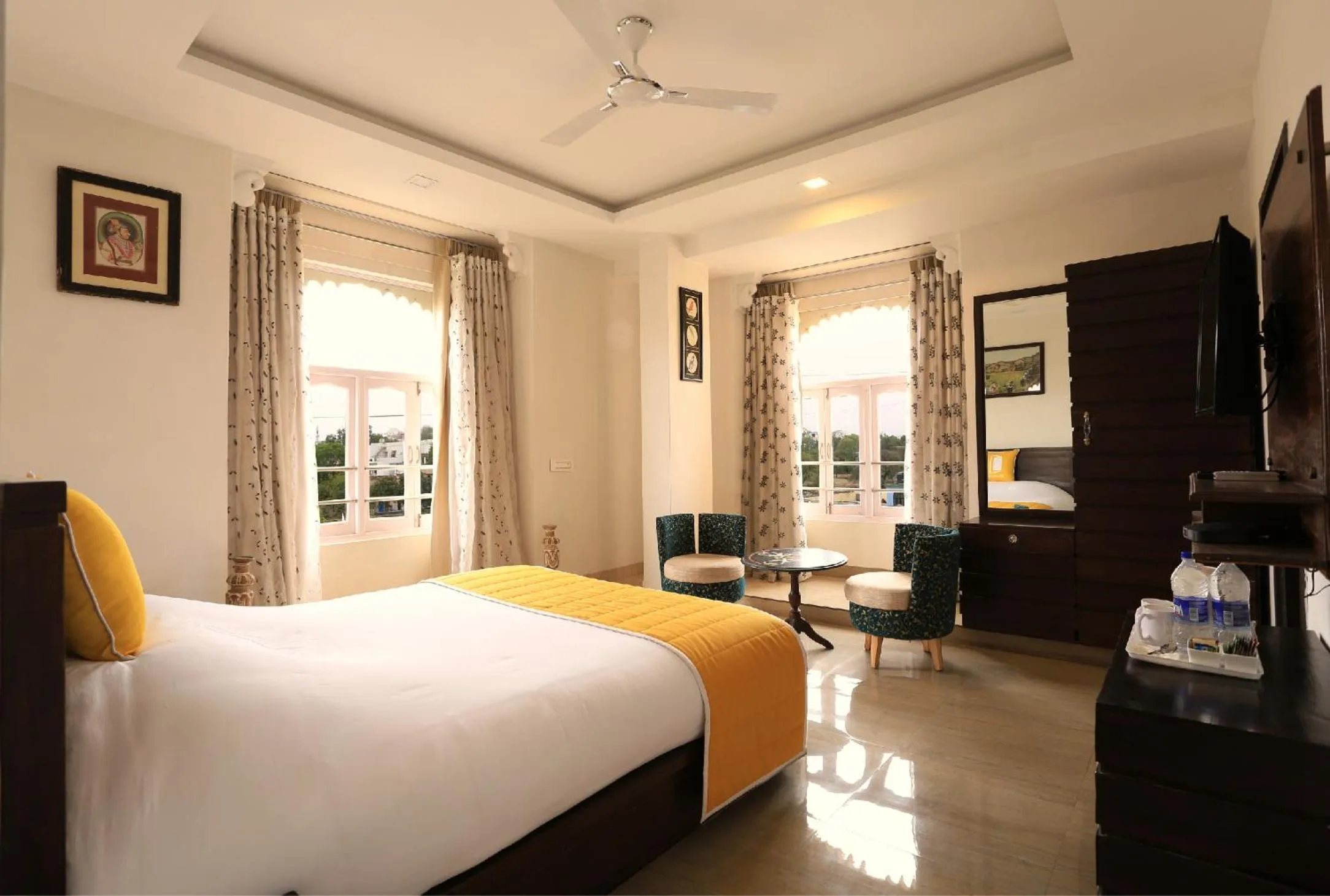 Photo of the whole room, Bed in Bloom Boutique l Lake Pichola