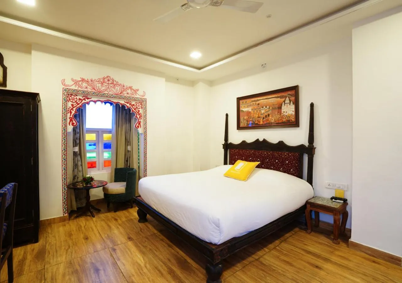 Bedroom, Bed in Bloom Boutique l Lake Pichola