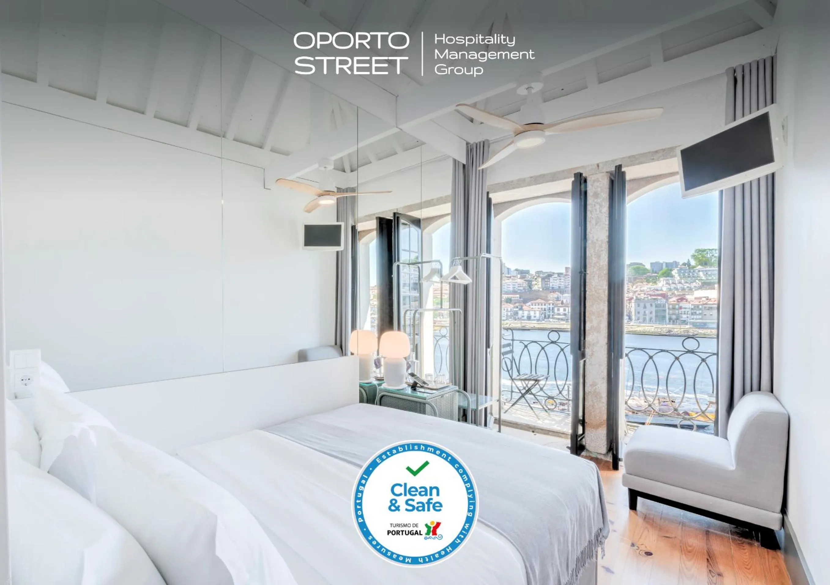 Bedroom, Bed in Oporto Street Fonte Taurina - Riverfront Suites
