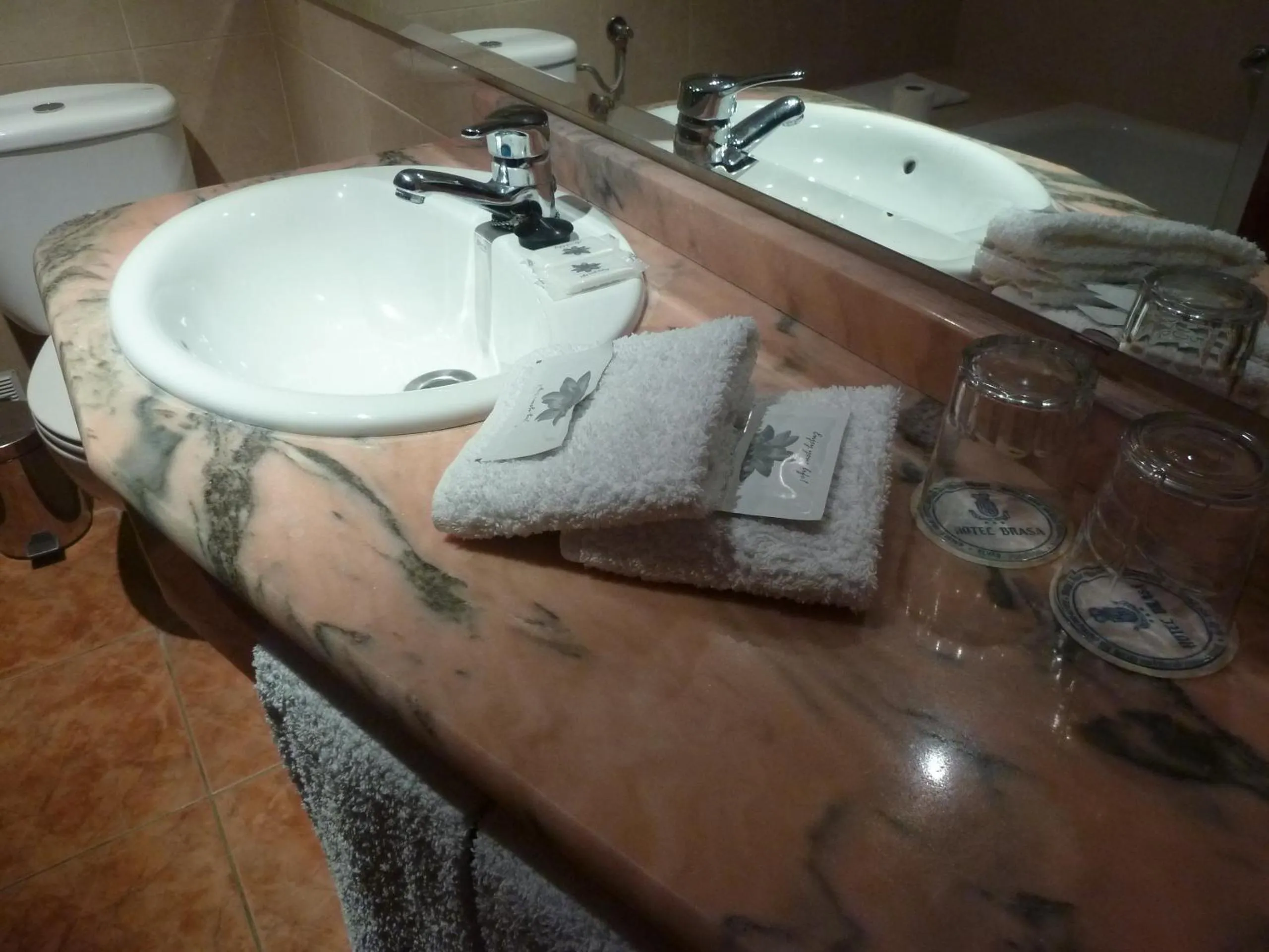 Bathroom in Hotel Brasa