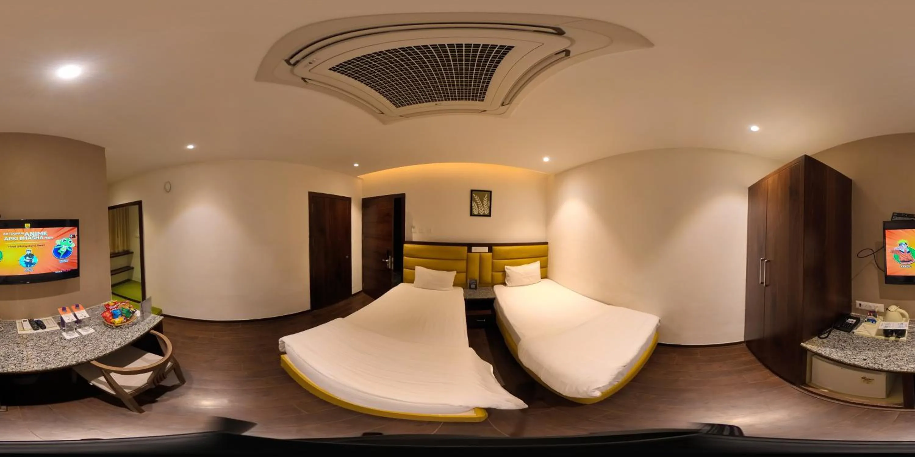 Bed in Kyriad Hotel Gulbarga by OTHPL