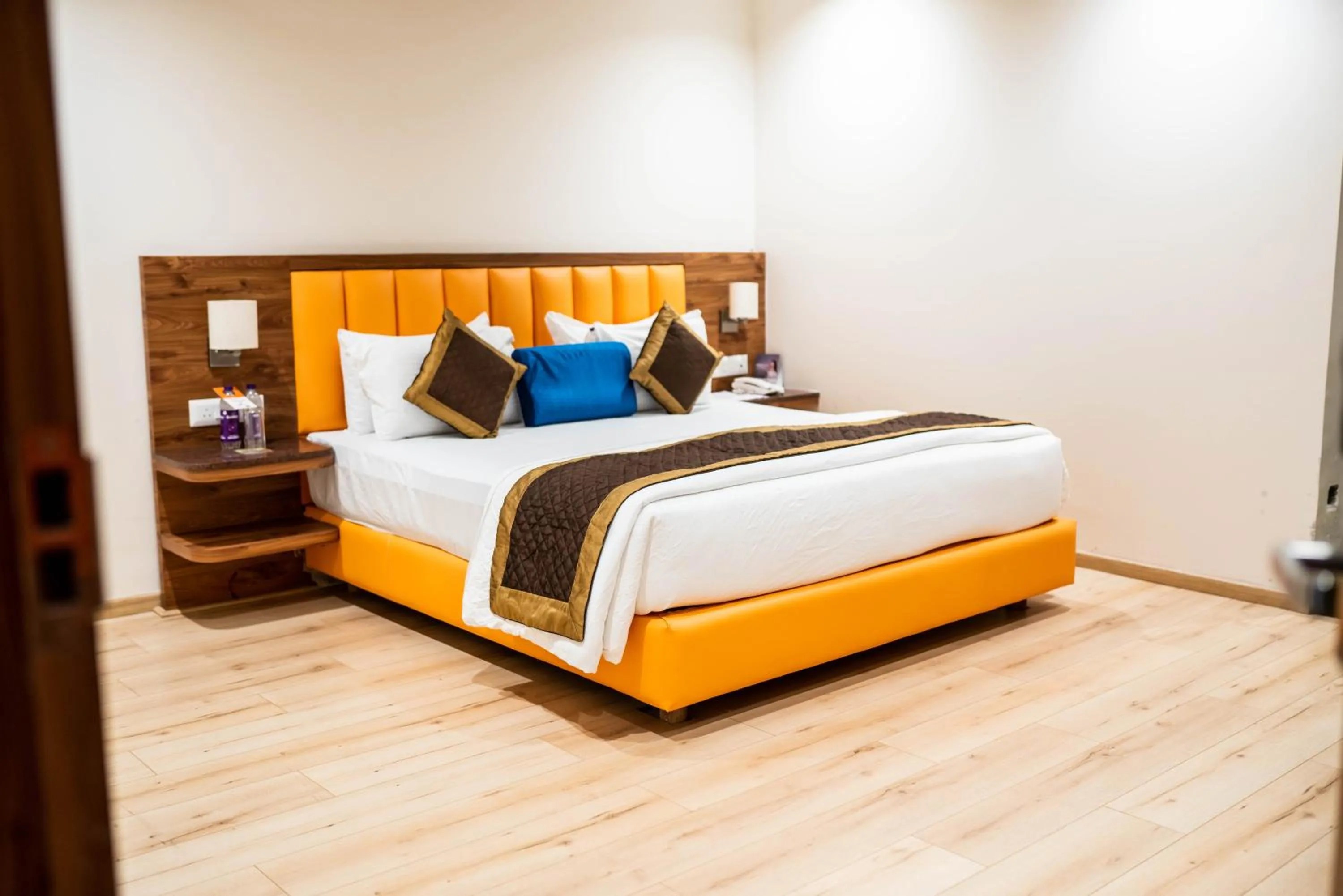 Bed in Kyriad Hotel Gulbarga by OTHPL