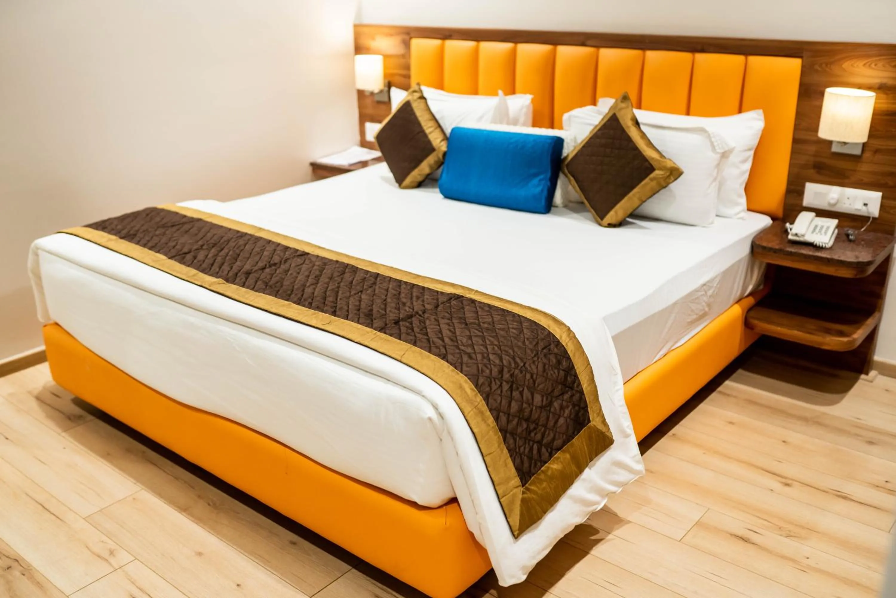 Bed in Kyriad Hotel Gulbarga by OTHPL