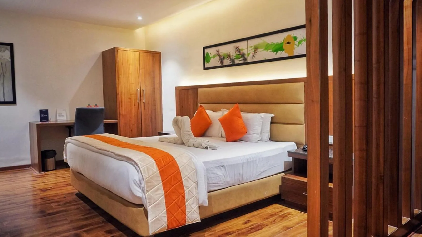 Bed in Kyriad Hotel Gulbarga by OTHPL
