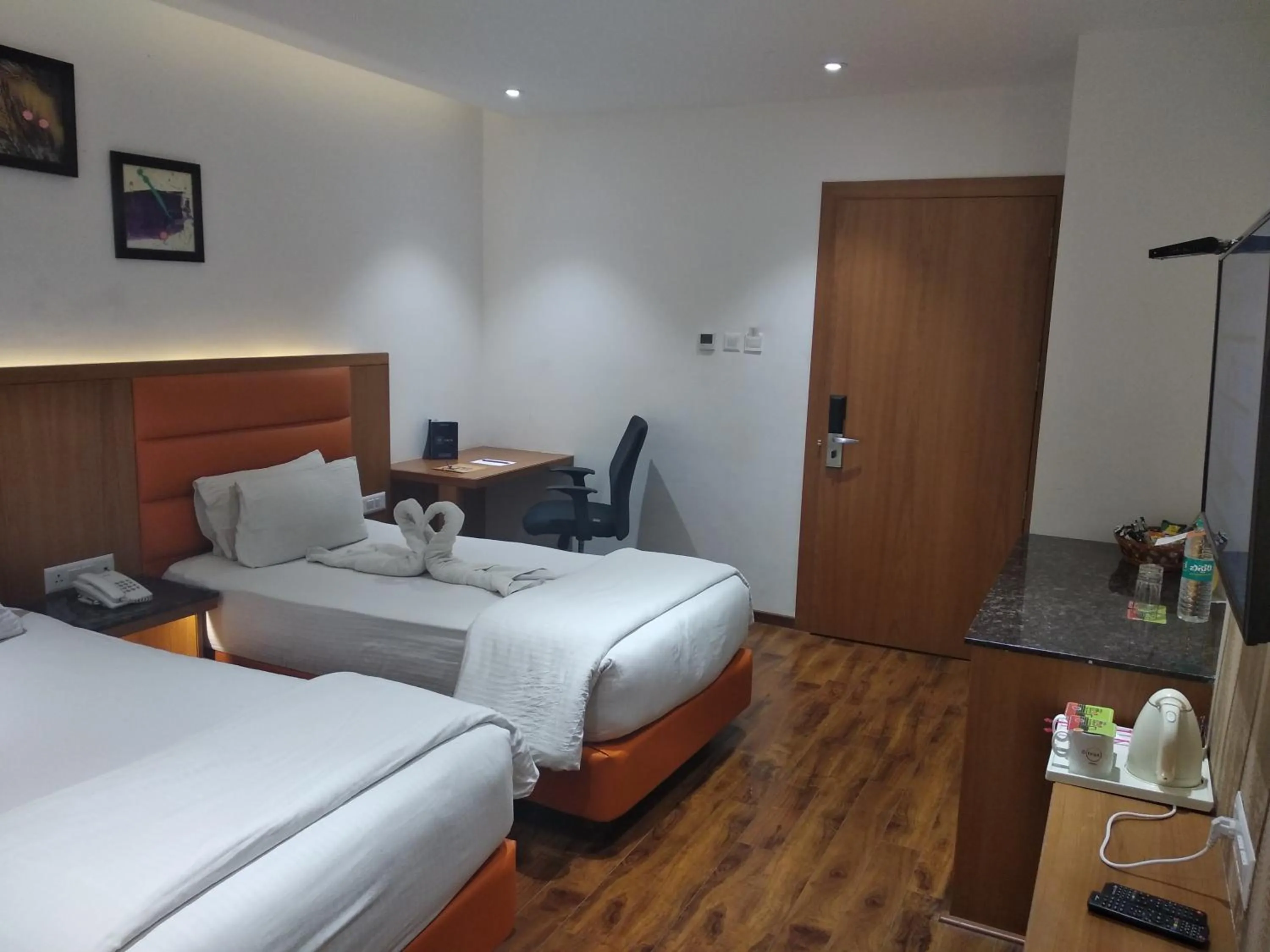 Bed in Kyriad Hotel Gulbarga by OTHPL