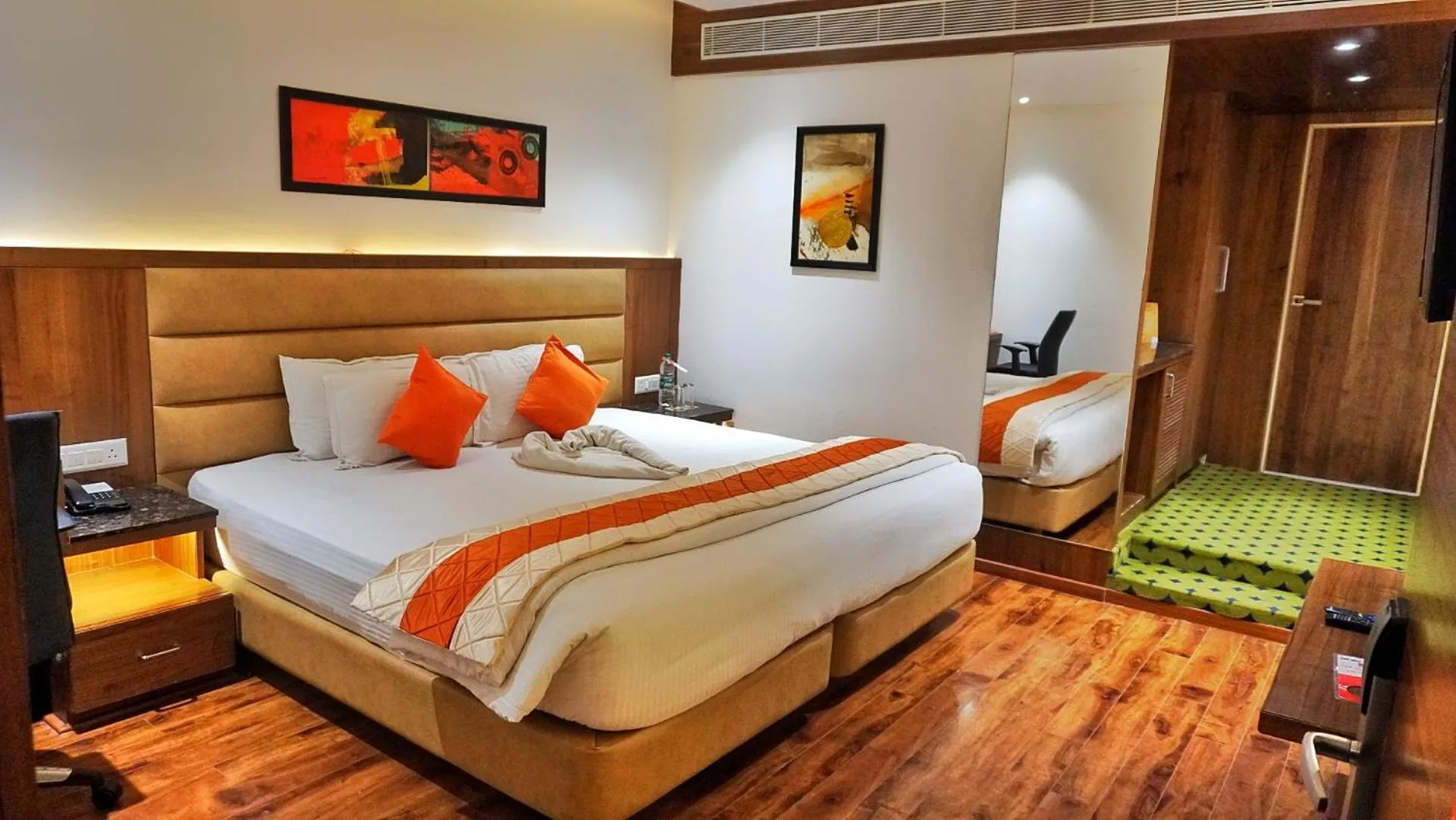 Bed in Kyriad Hotel Gulbarga by OTHPL