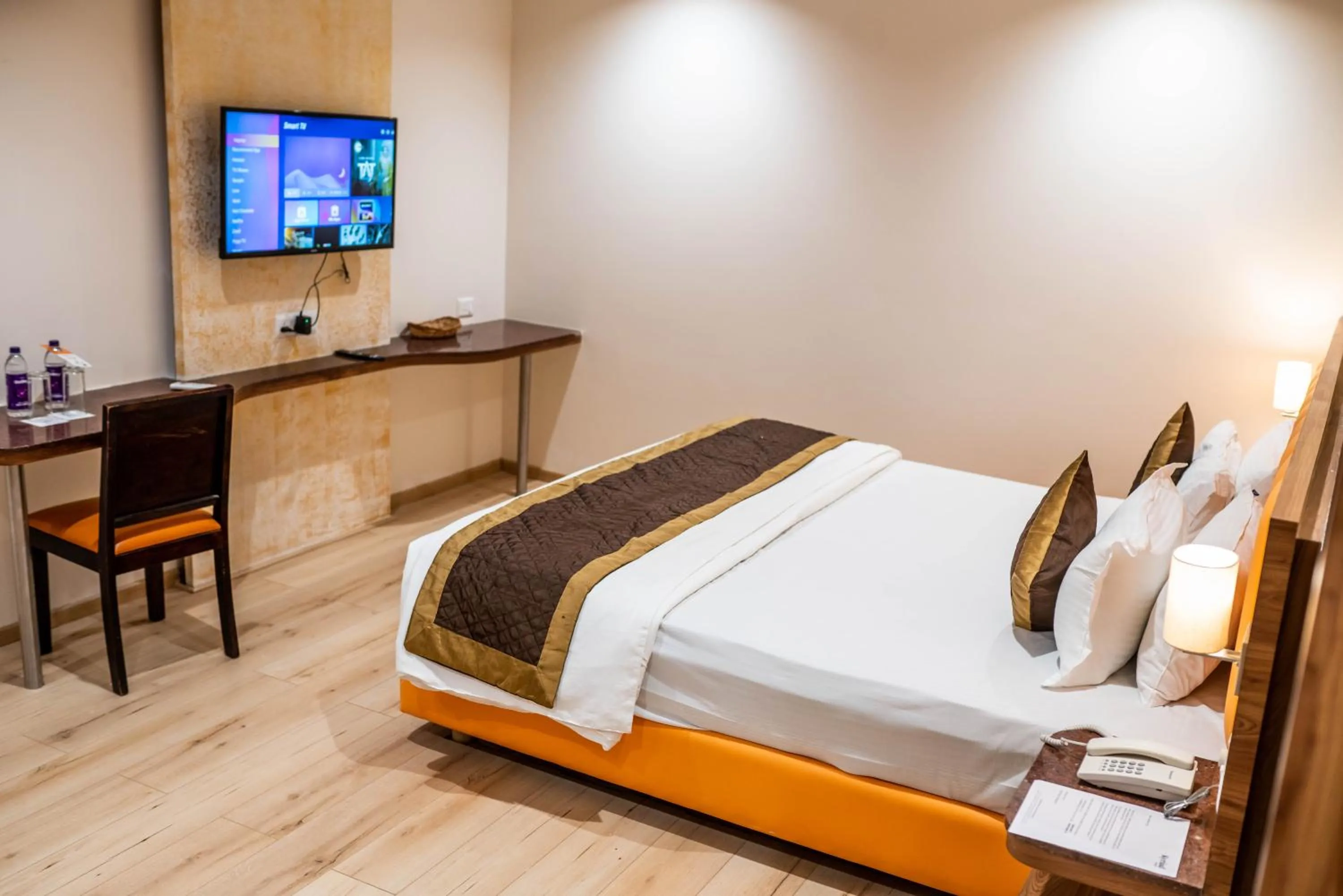 Bed in Kyriad Hotel Gulbarga by OTHPL