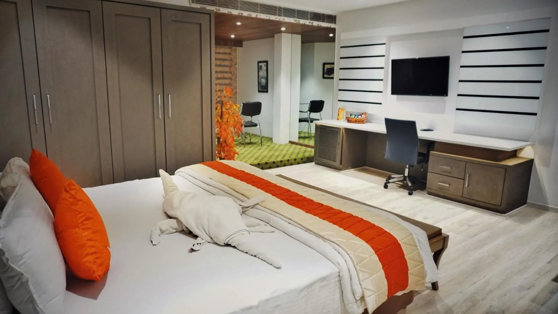 Bed in Kyriad Hotel Gulbarga by OTHPL