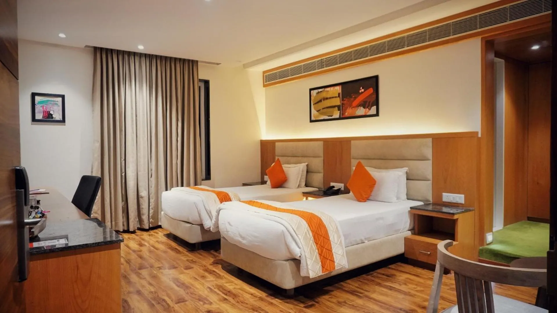 Bed in Kyriad Hotel Gulbarga by OTHPL