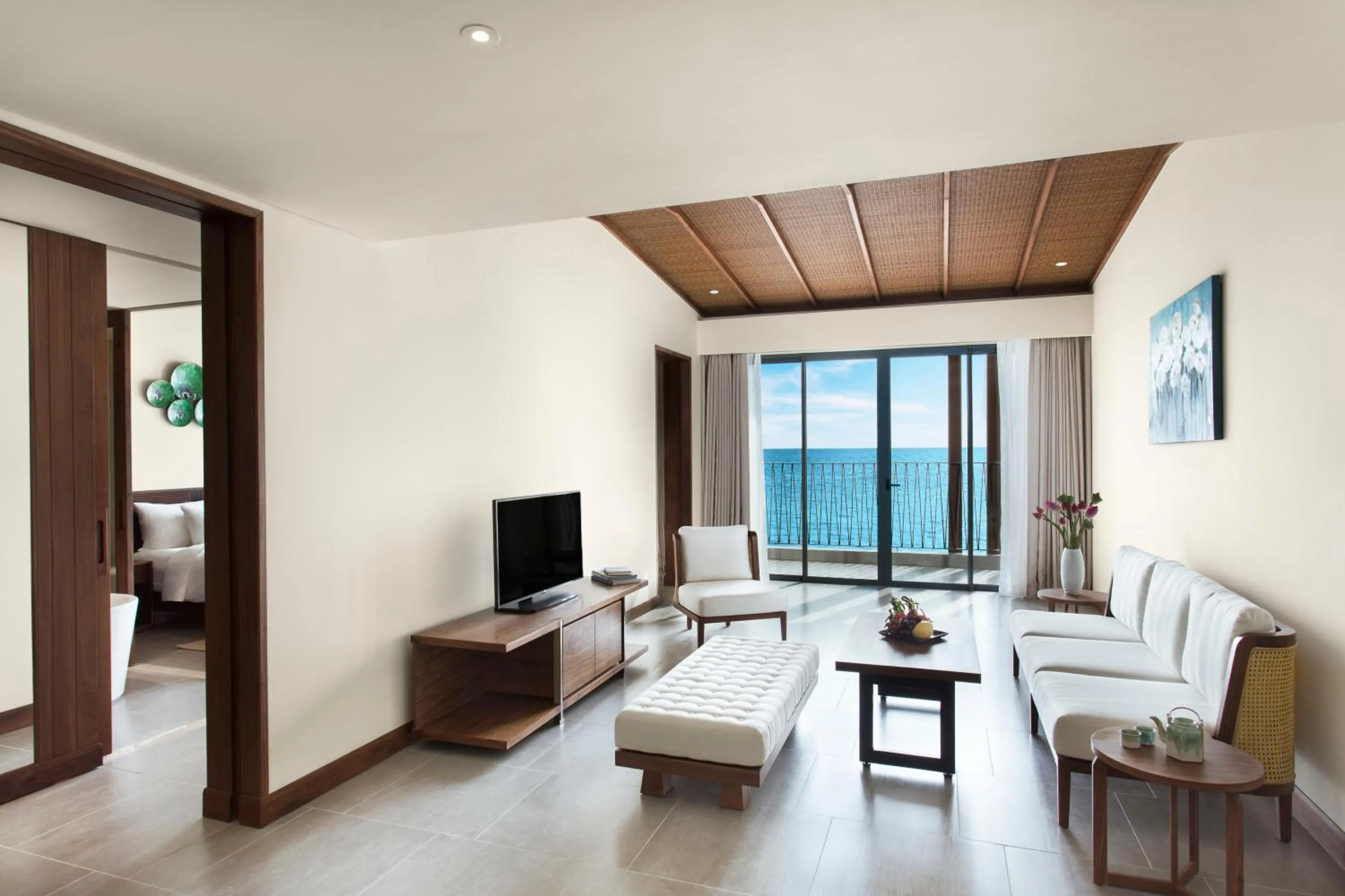 Living room in Dusit Princess Moonrise Beach Resort