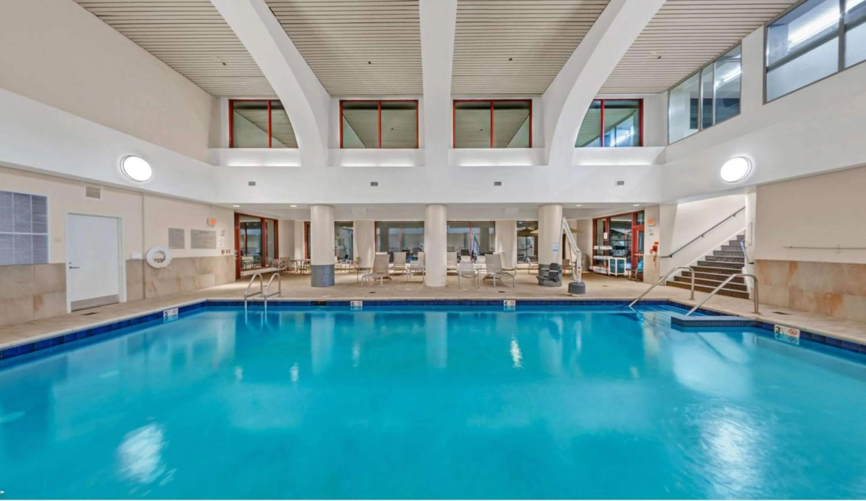 Pool view in Embassy Suites by Hilton Boston Waltham