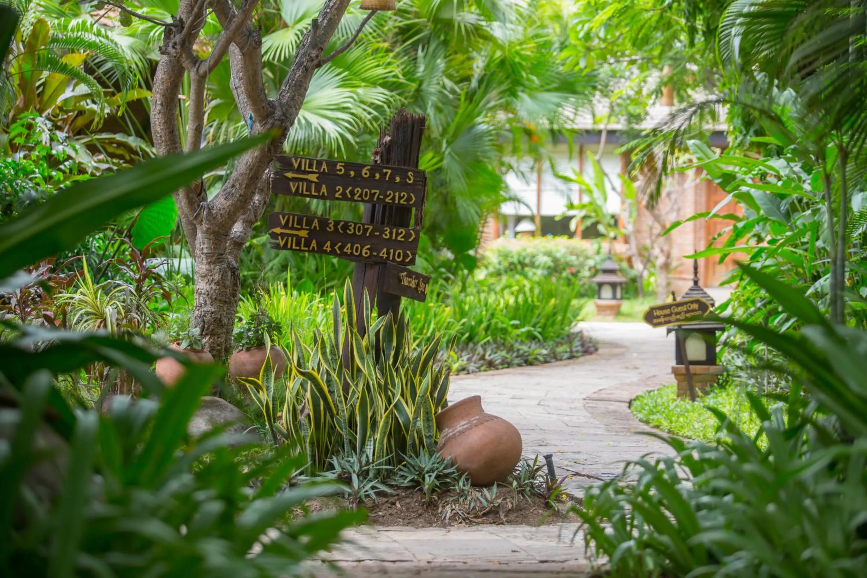 Garden in The Hotel @ Tharabar Gate