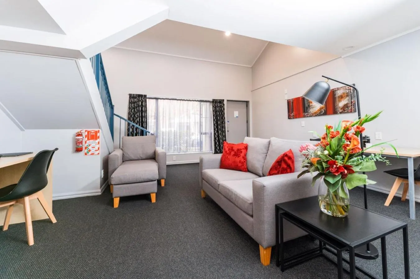 Living room in Aubyn Court Spa Motel