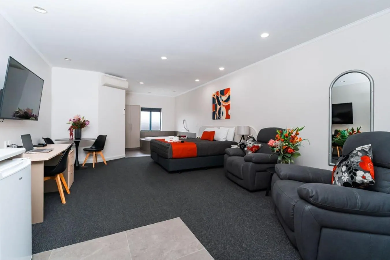 Living room in Aubyn Court Spa Motel