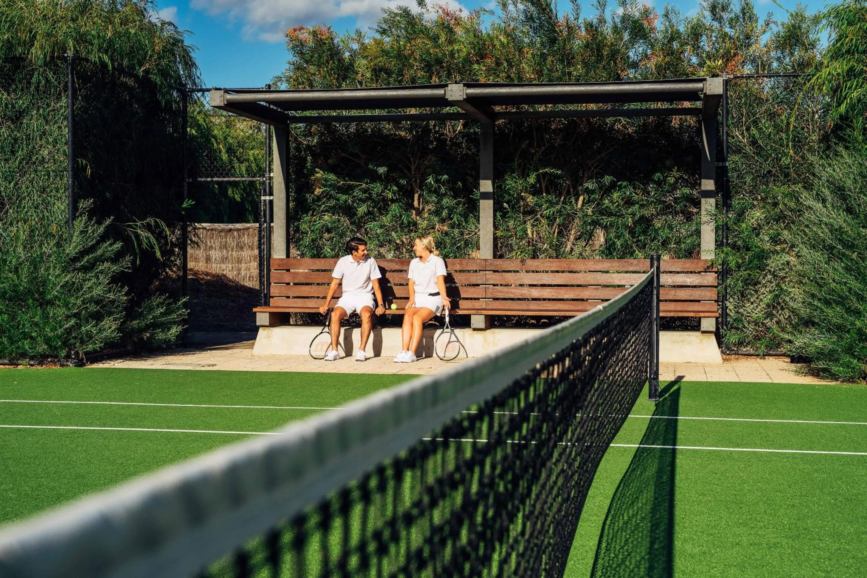 Tennis court in Smiths Beach Resort