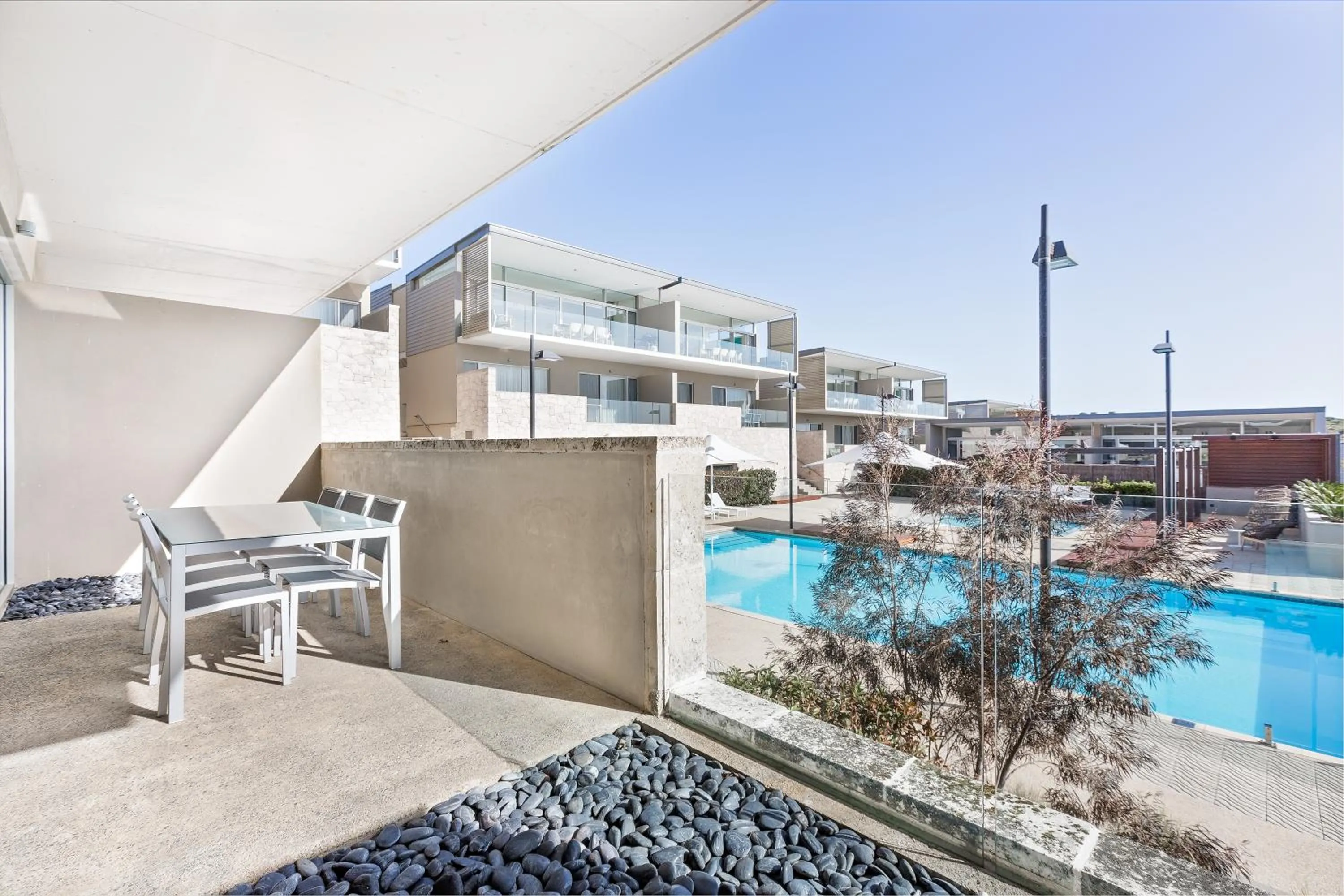 Pool view in Smiths Beach Resort