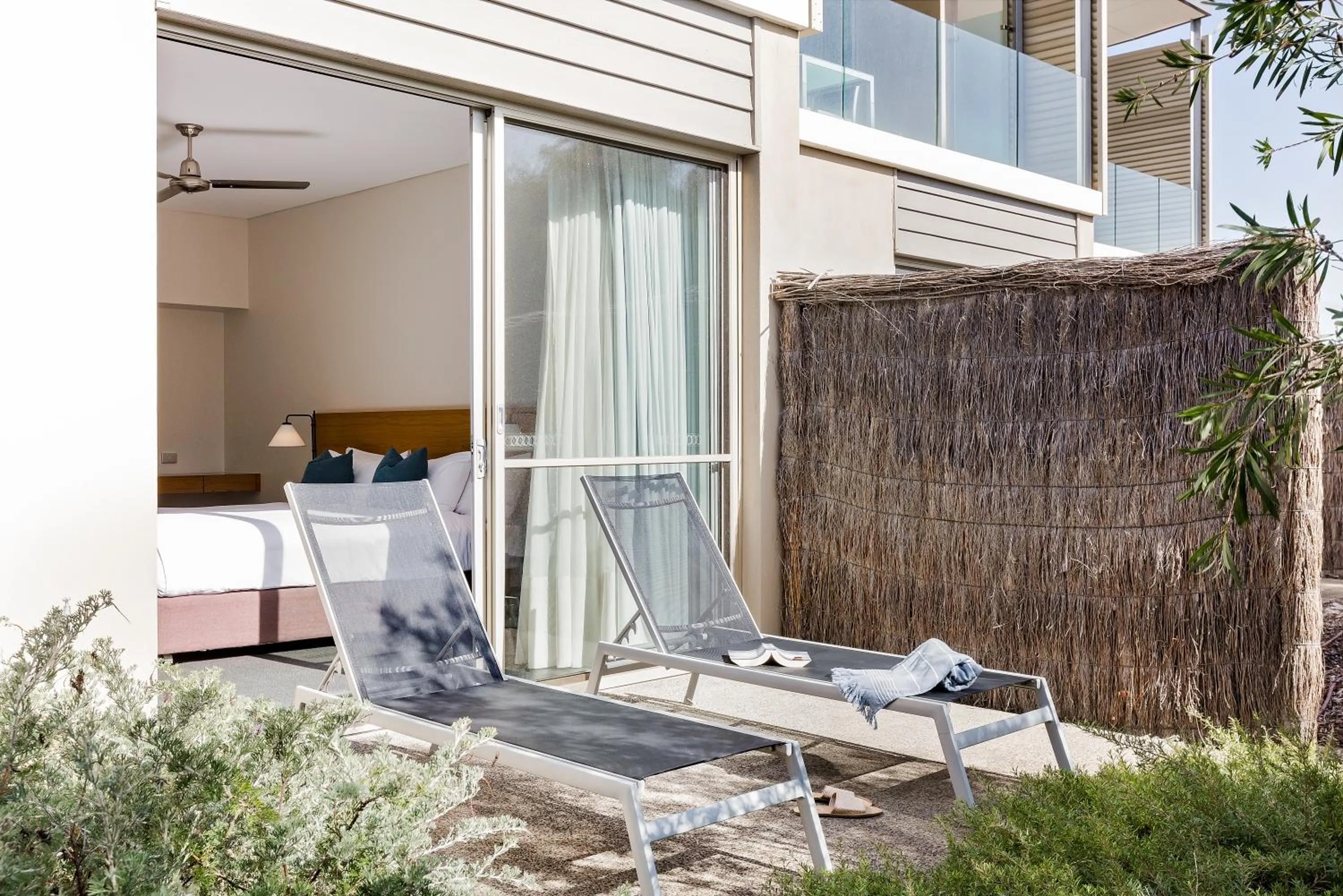 Inner courtyard view in Smiths Beach Resort