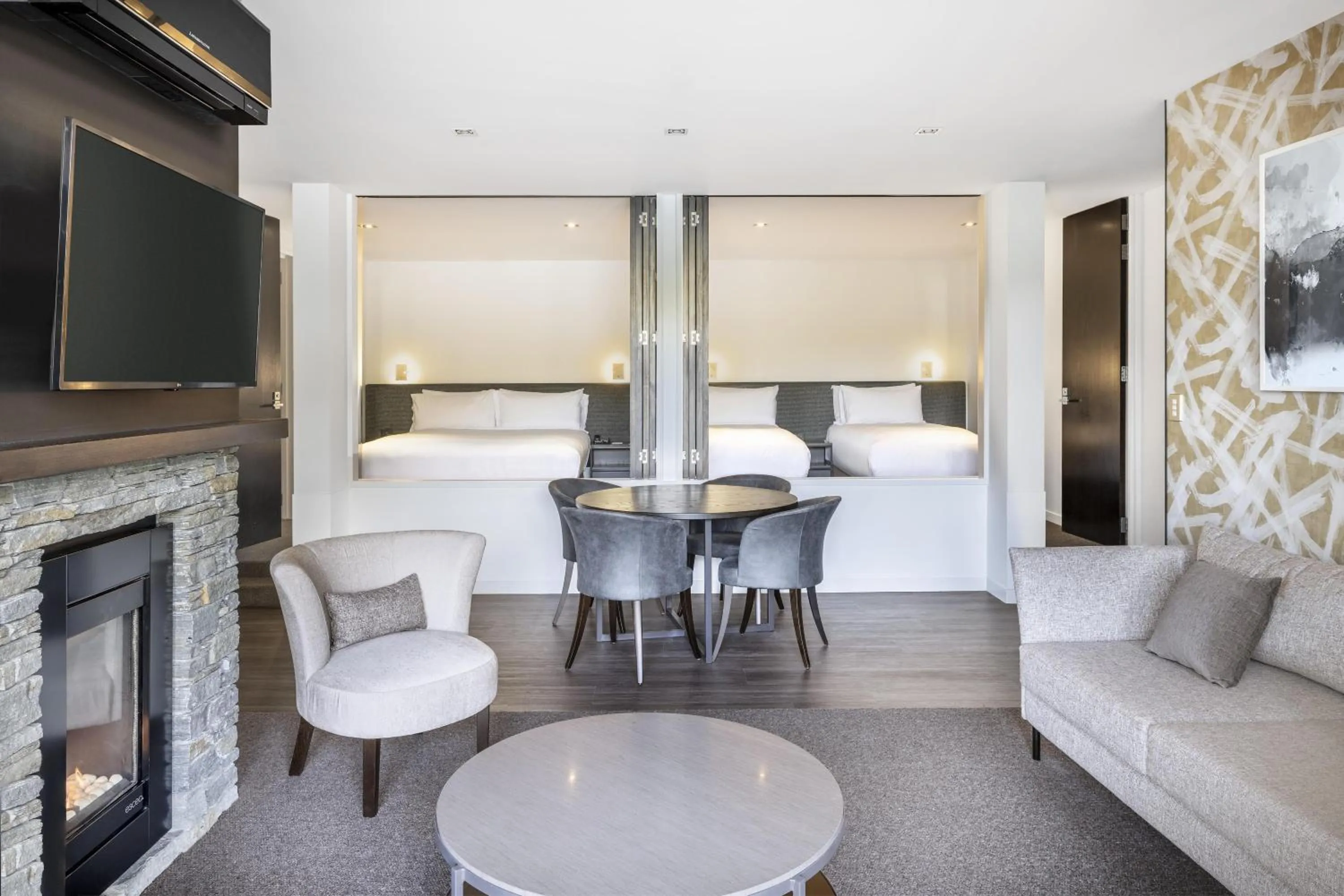 Living room in Hilton Queenstown Resort & Spa