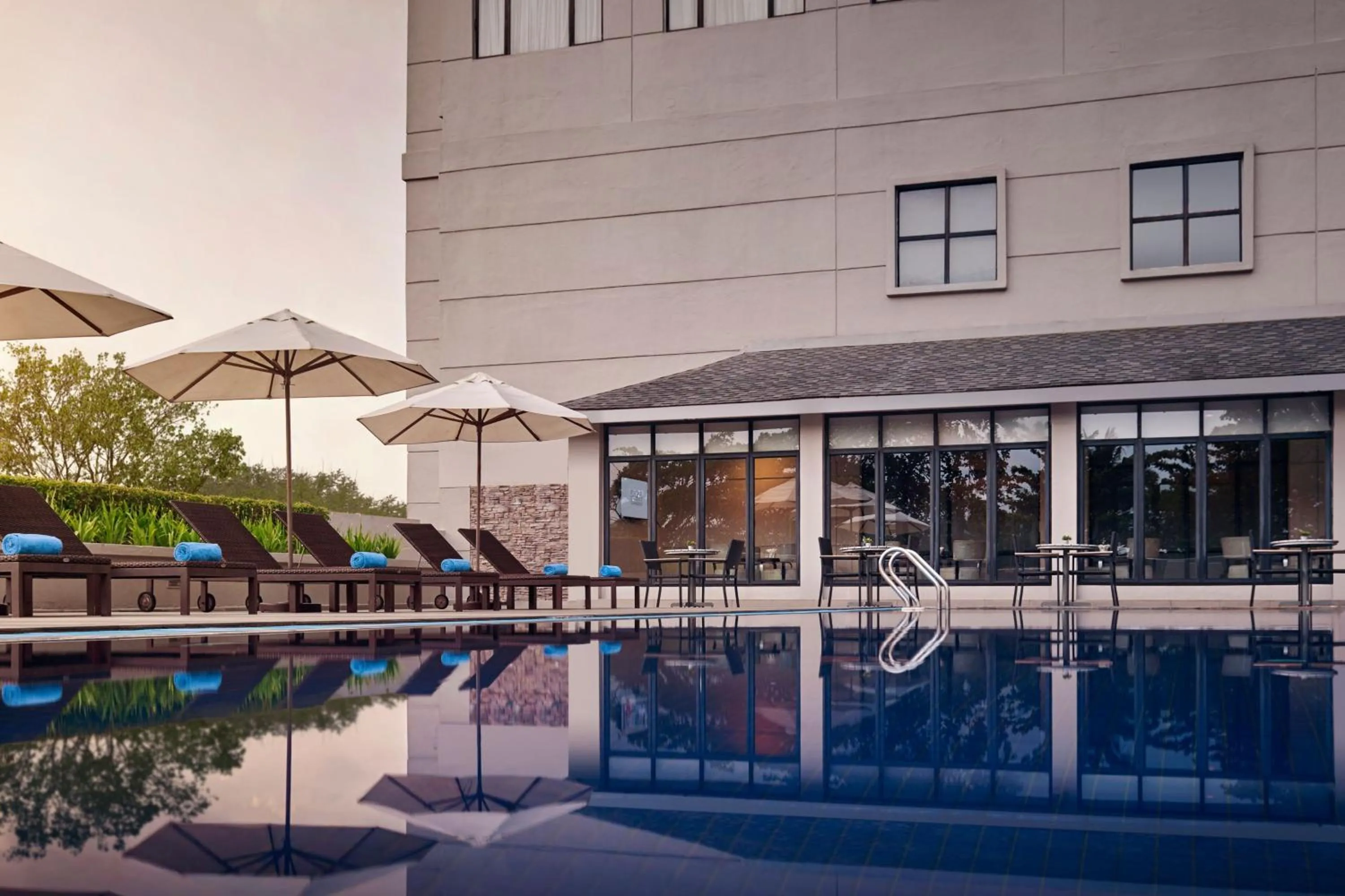 Swimming pool in AC Hotel by Marriott Kuantan