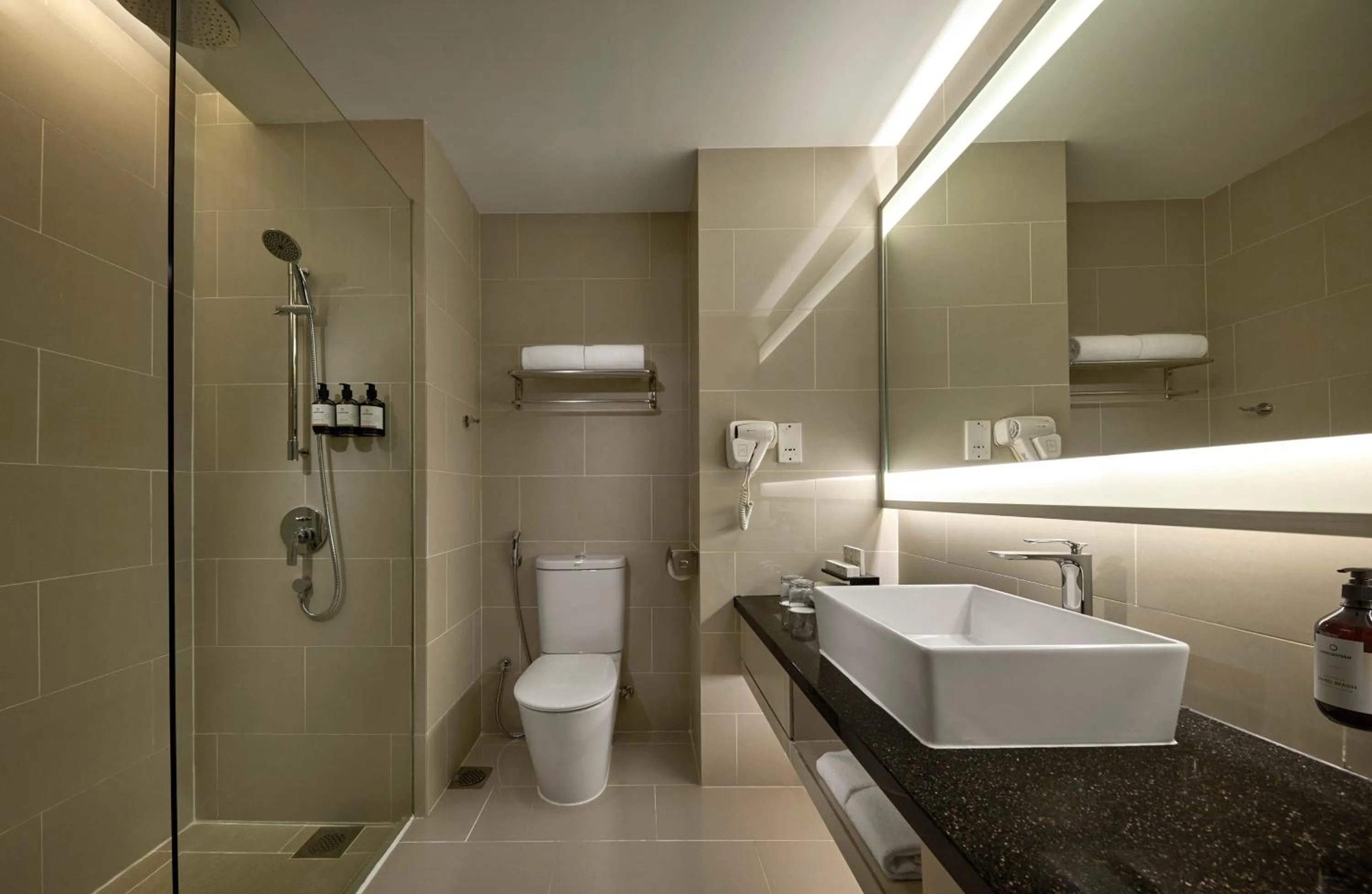 Bathroom in AC Hotel by Marriott Kuantan