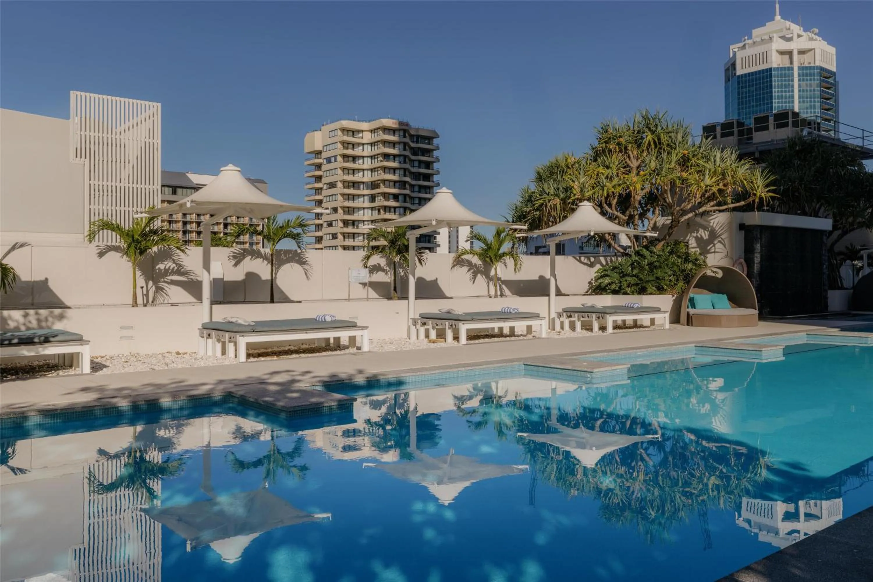 Pool view in Hilton Surfers Paradise Hotel & Residences