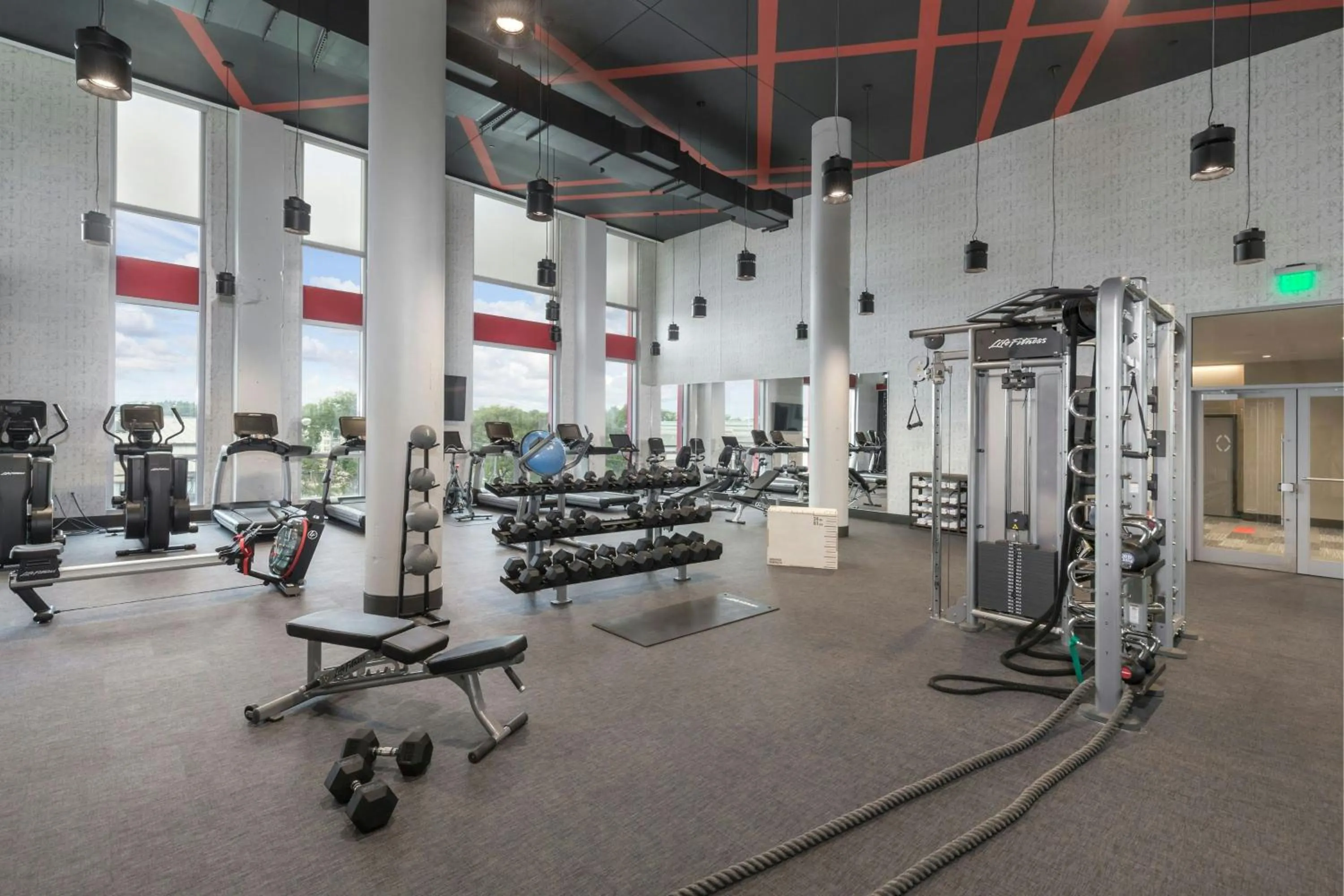 Fitness centre/facilities in The Summit Hotel