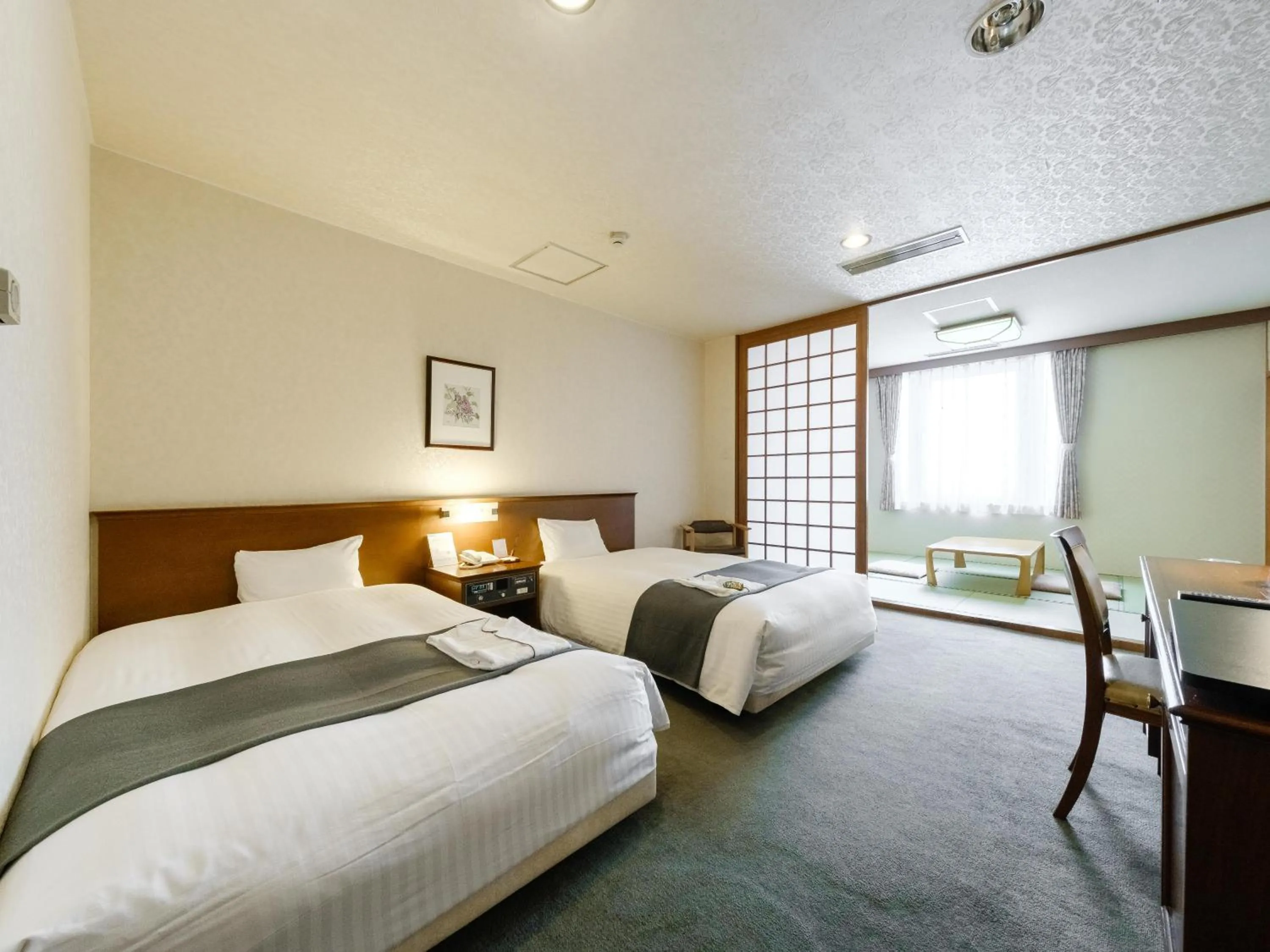 Bed in Tabist Abashiri Central Hotel