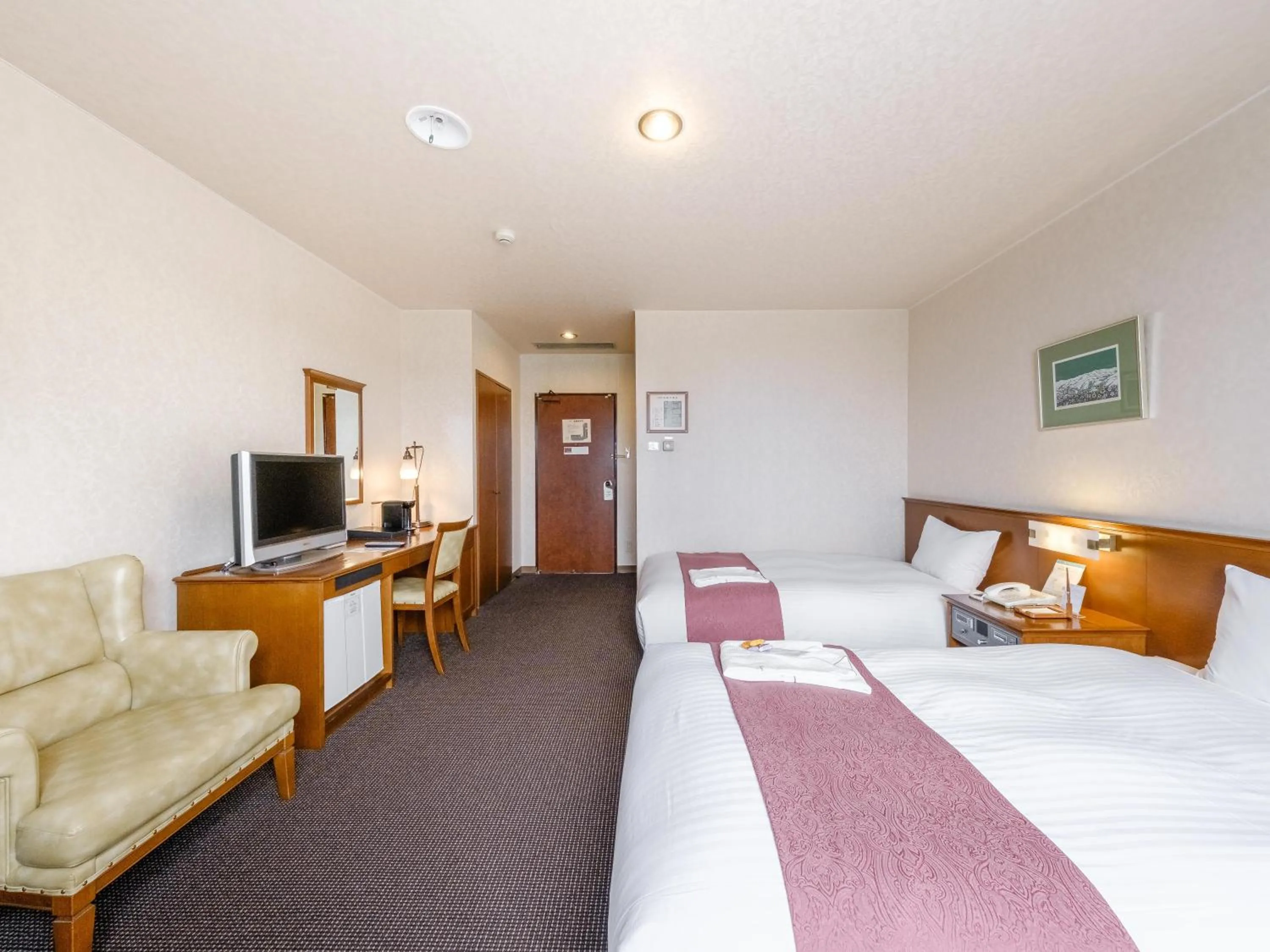 Bed in Tabist Abashiri Central Hotel