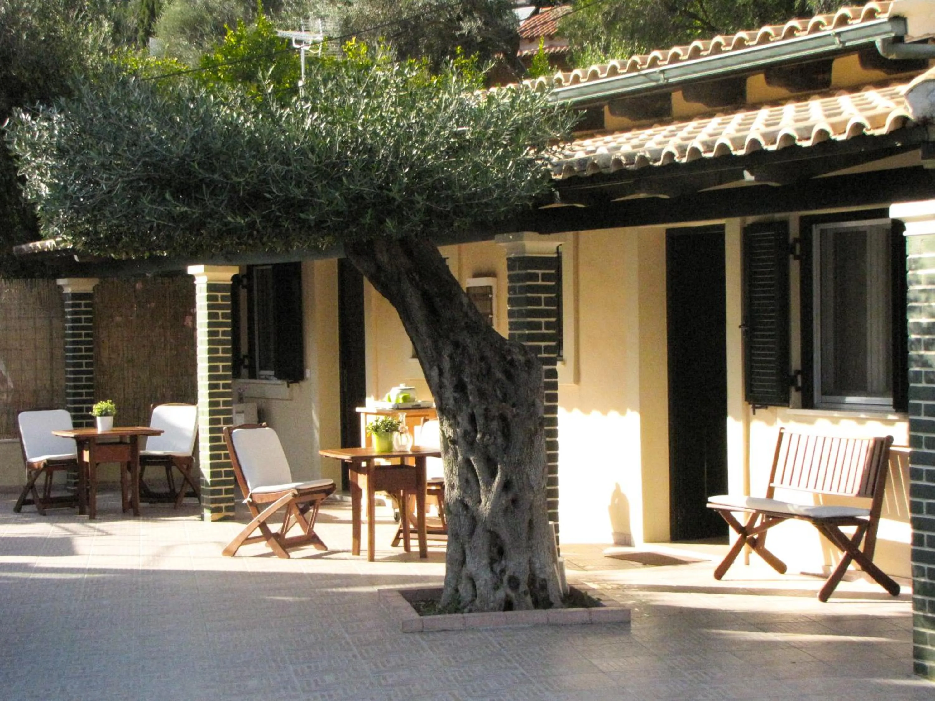 Patio in Akis Apartments