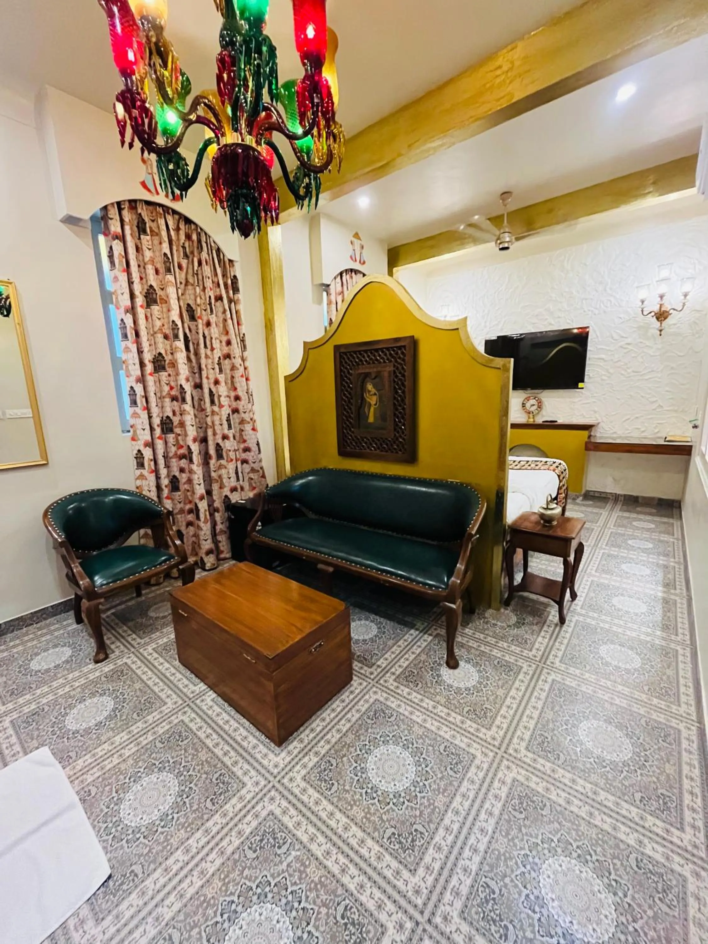 Seating area in Stay Banaras - A Boutique Hotel