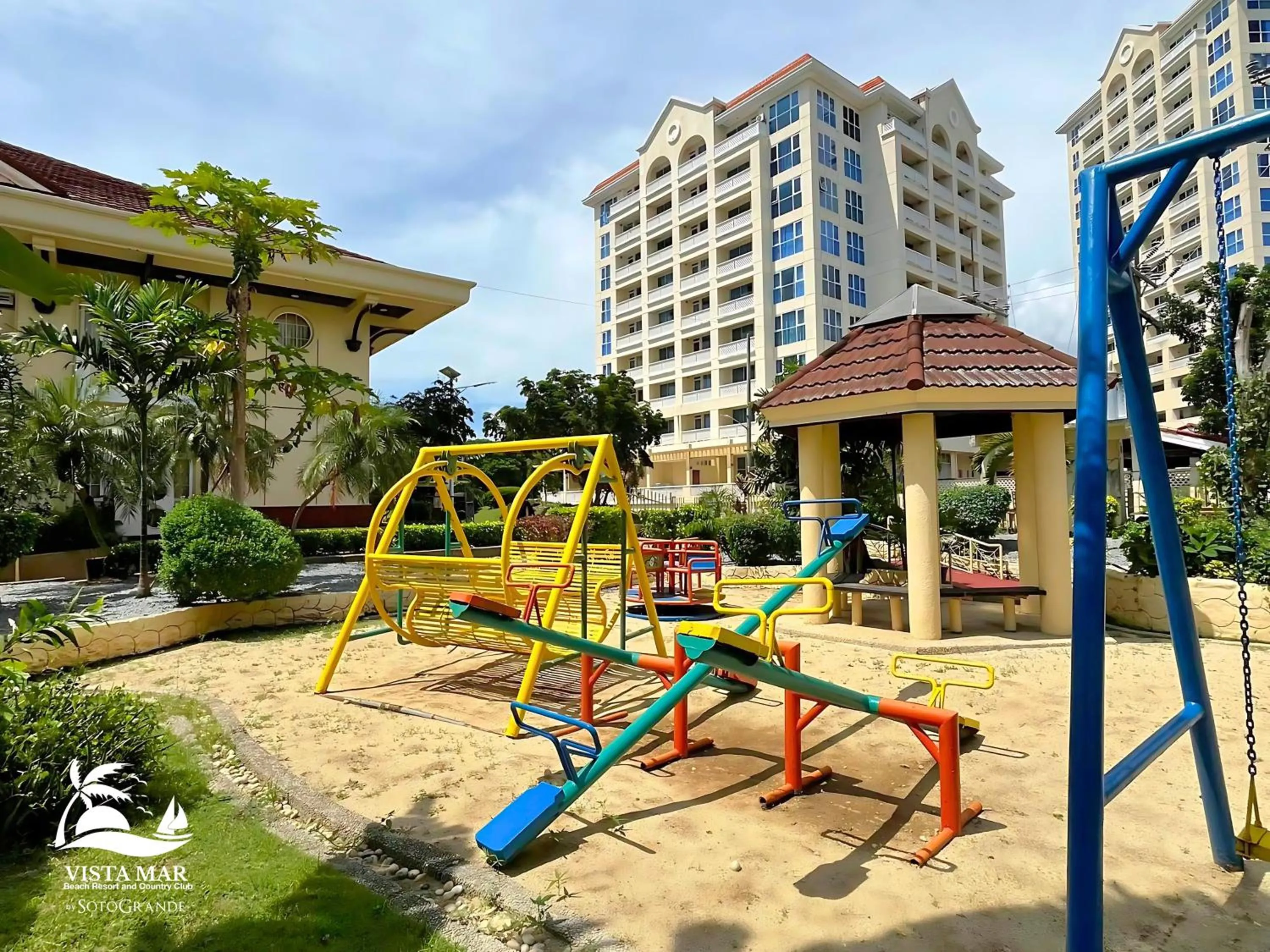Children play ground in Vista Mar Beach Resort & Country Club