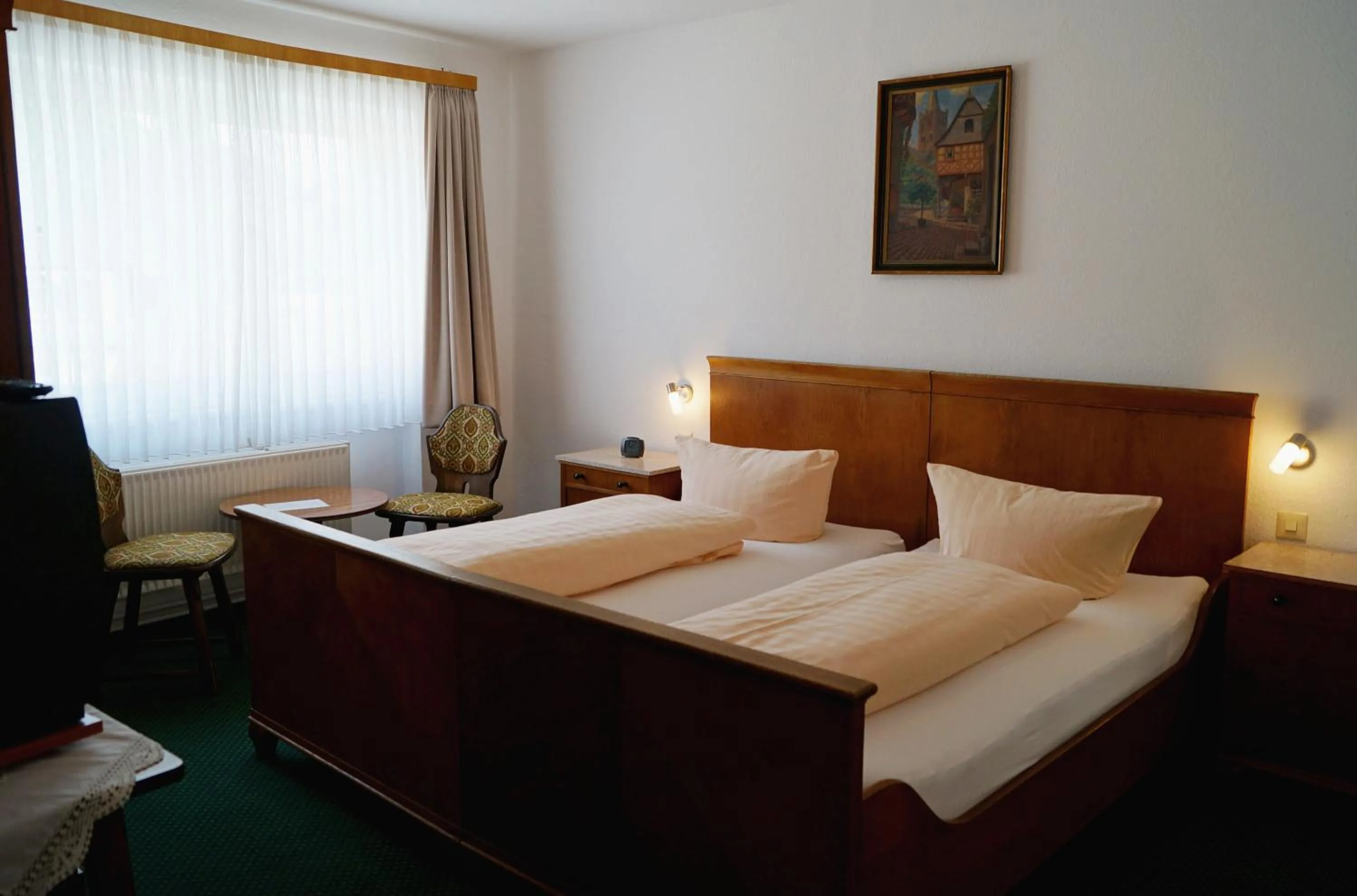 Bedroom, Bed in Hotel zur Post