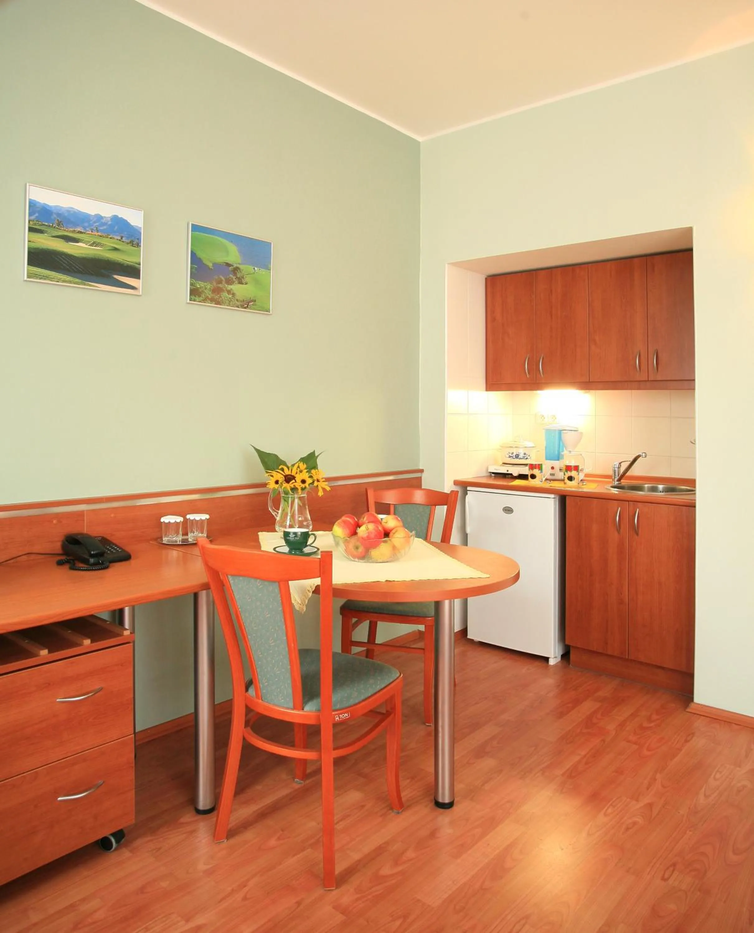 Kitchen or kitchenette in Penzion Fan