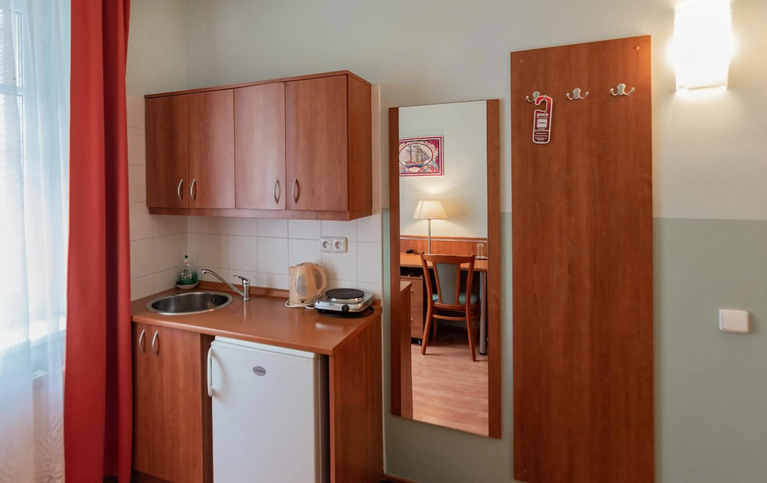 Kitchen or kitchenette in Penzion Fan