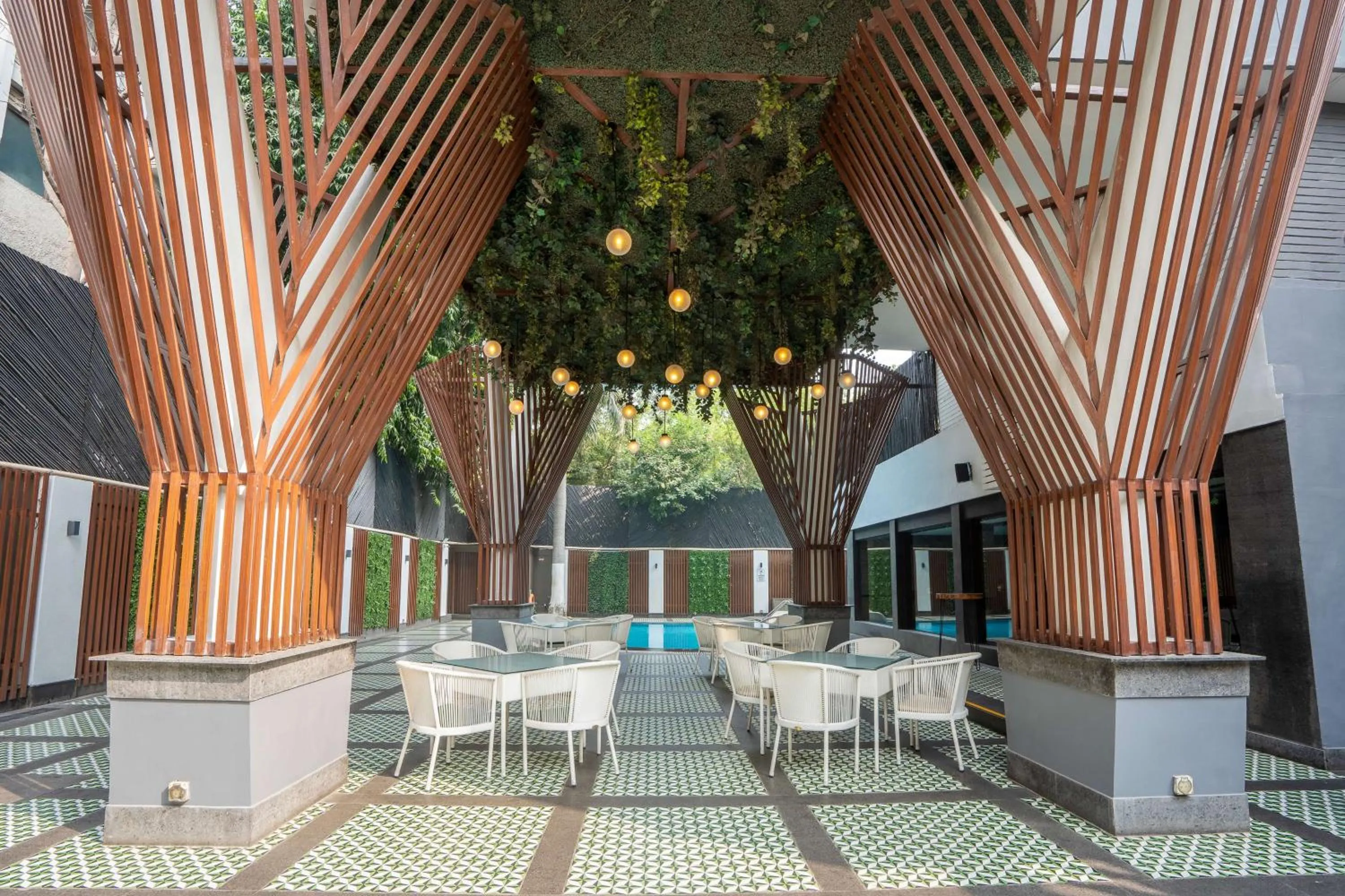 Pool view in Park Inn by Radisson,South Delhi