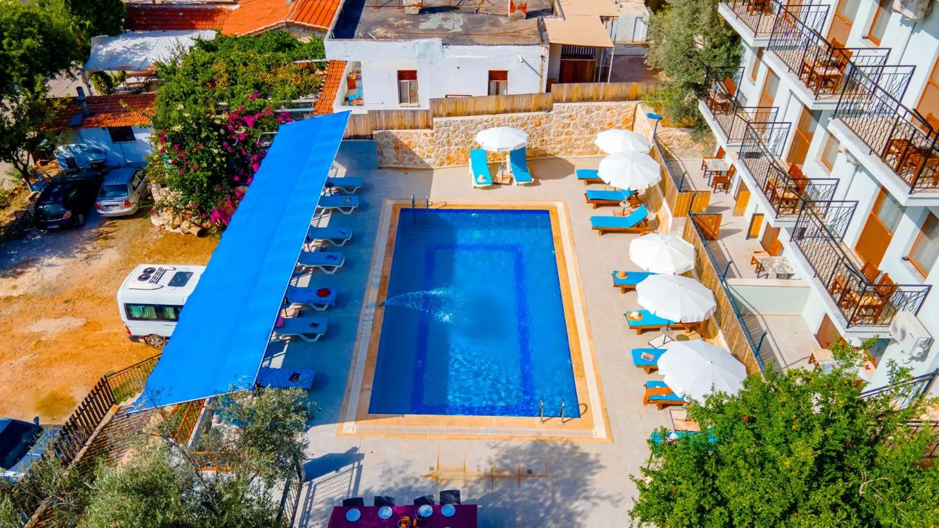 Swimming pool in St. Nicholas Pension