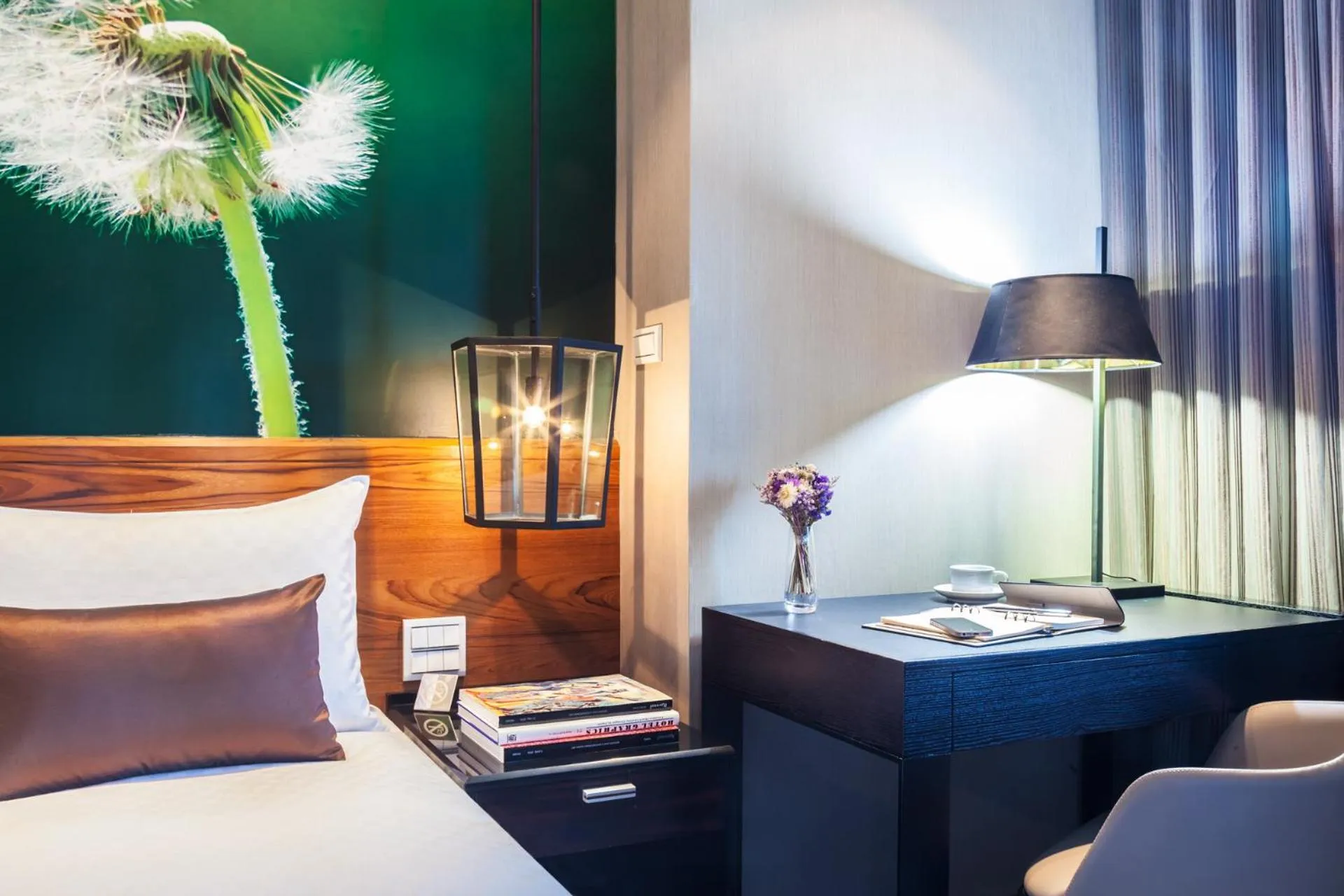 Bed in Pacific Business Hotel