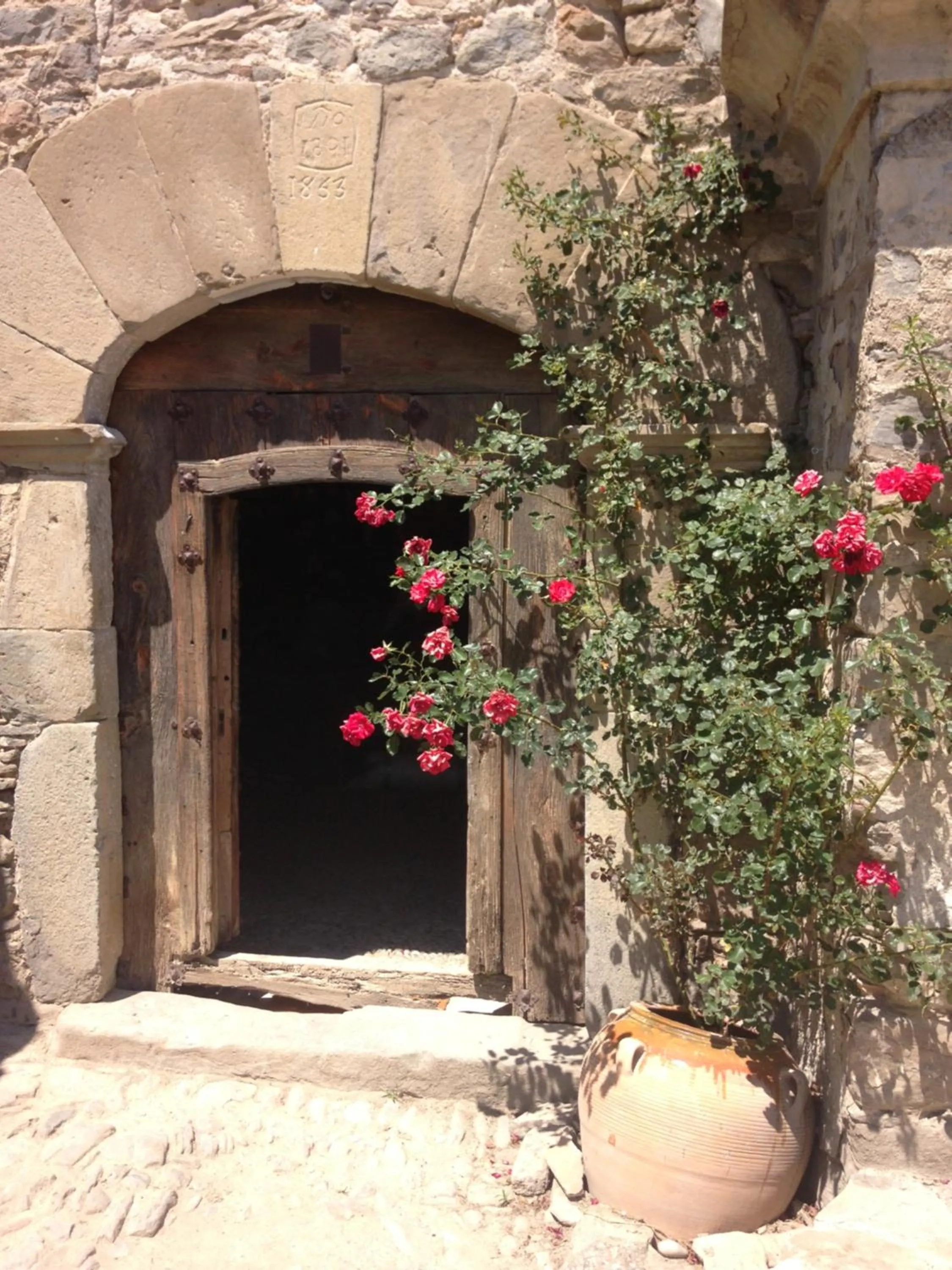 Facade/entrance in Casa Lascorz