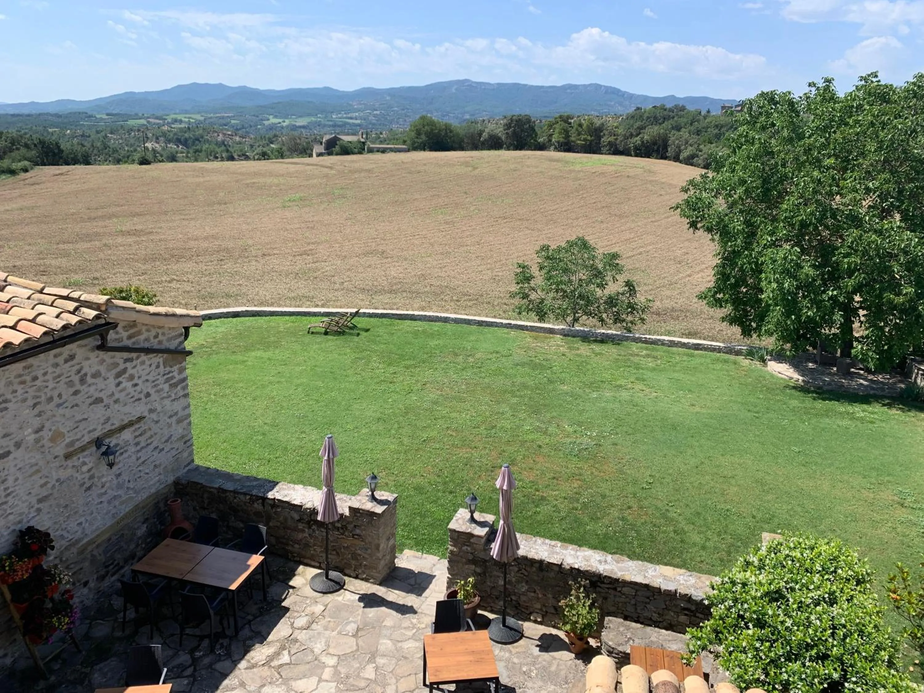 Garden view in Casa Lascorz