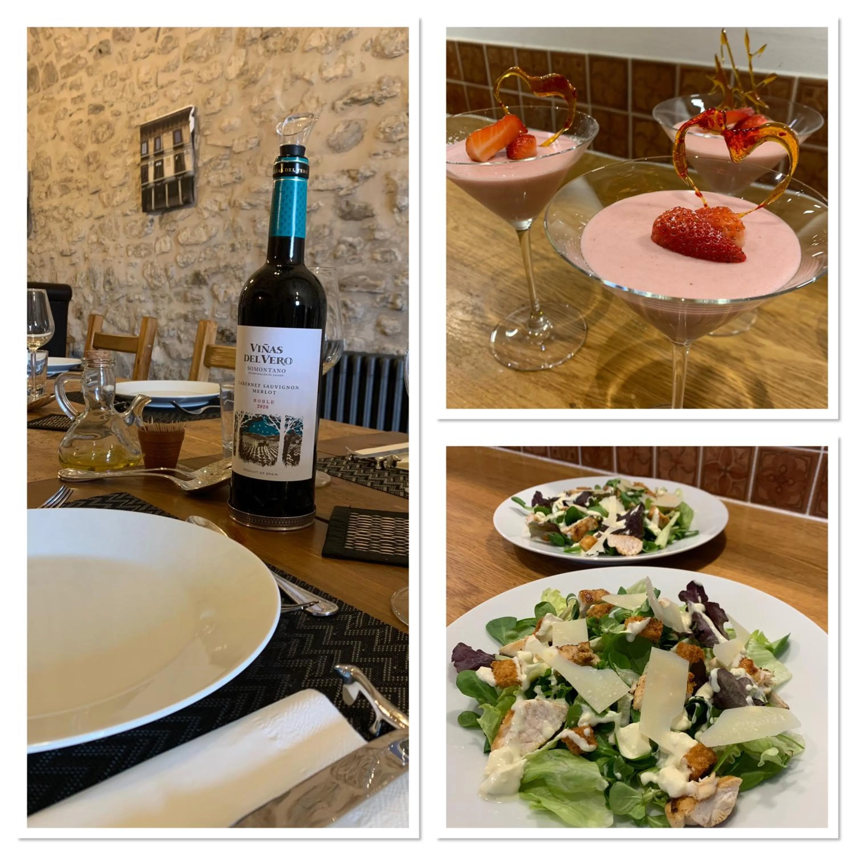 Food and drinks in Casa Lascorz