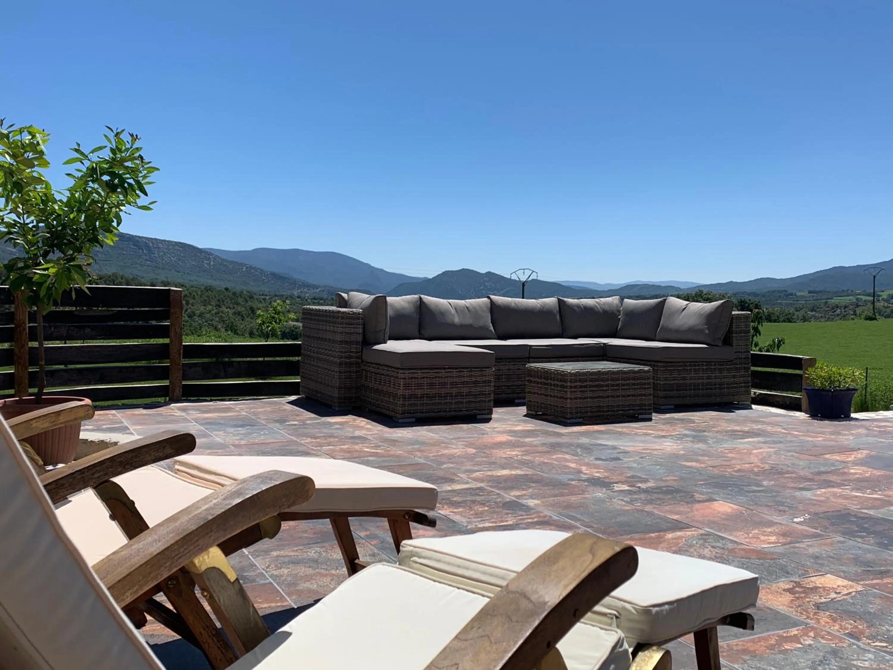 Patio in Casa Lascorz