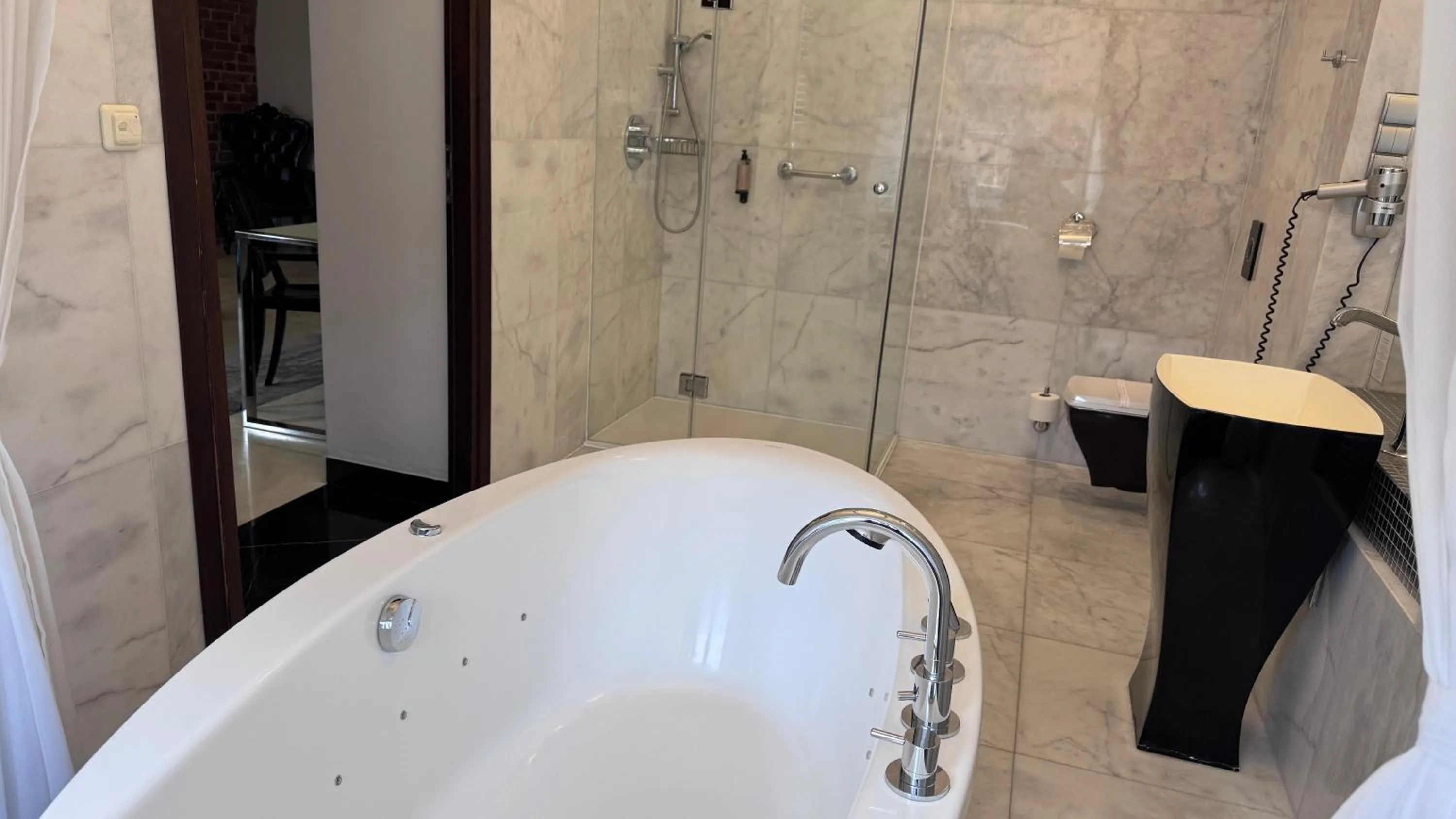 Shower in Hotel Krasicki