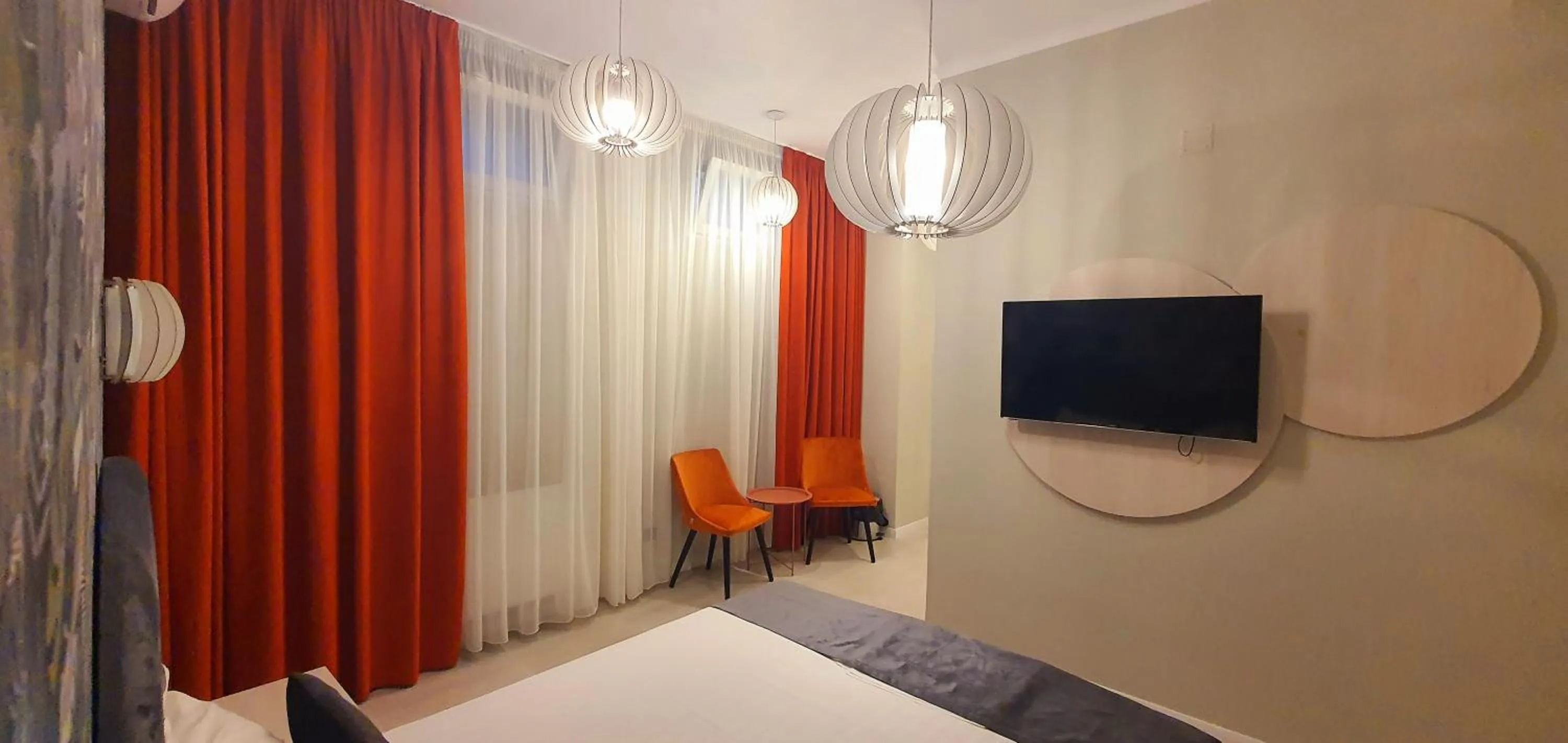 TV and multimedia, Bed in OITUZ Boutique Residence