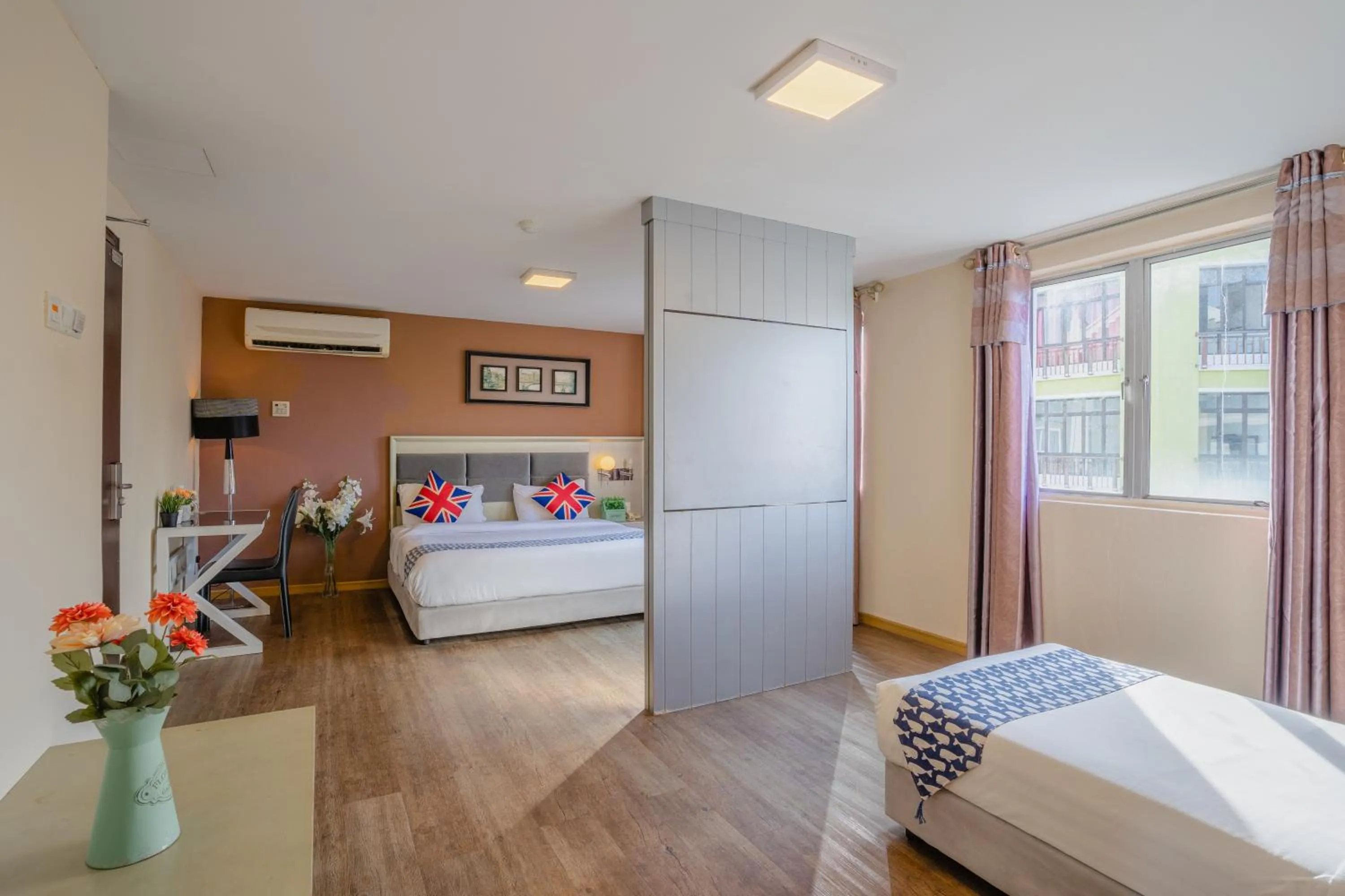 Bed in Euro Rich Hotel Melaka