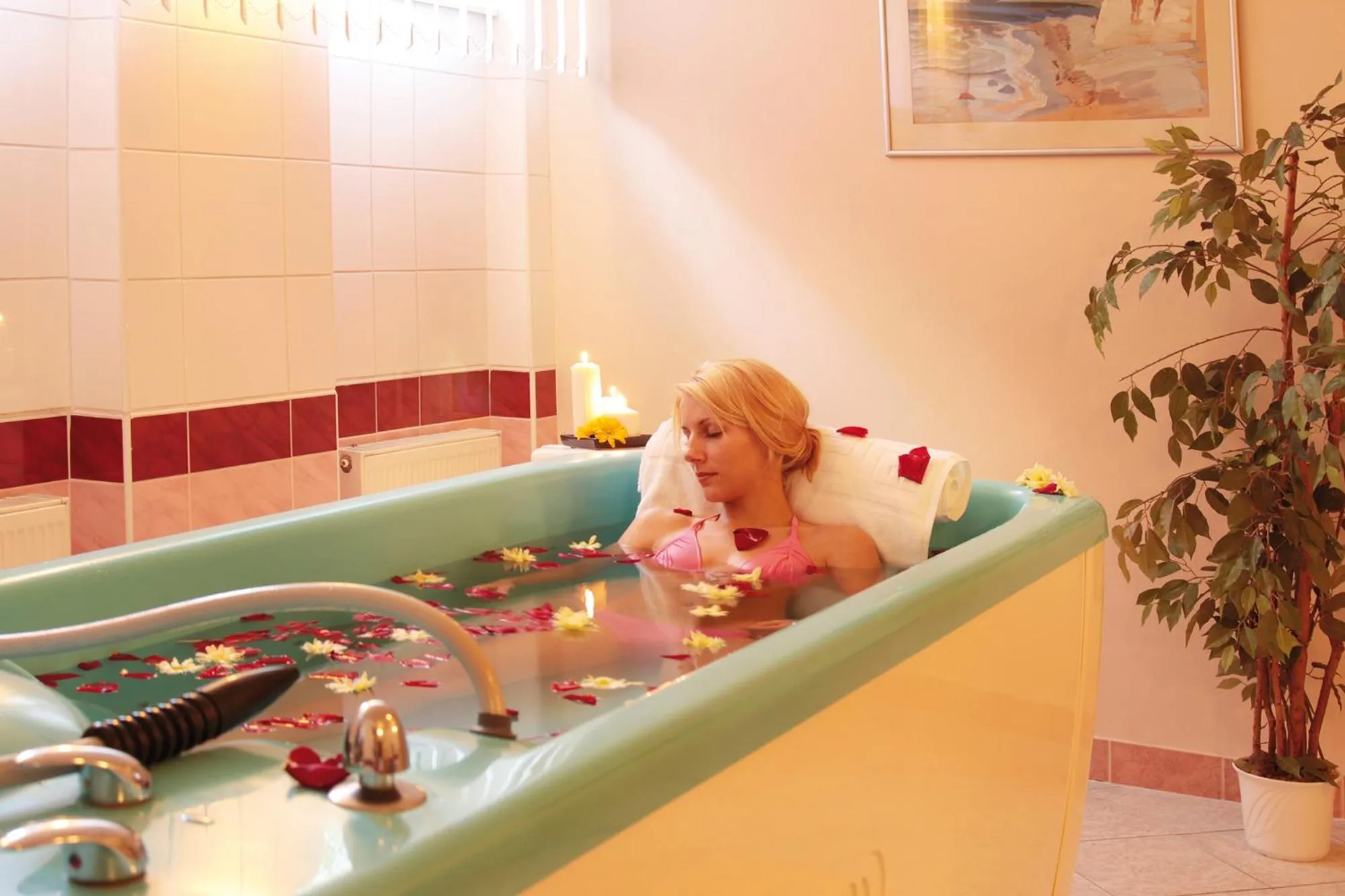 Hot Tub in Hotel Pavlov