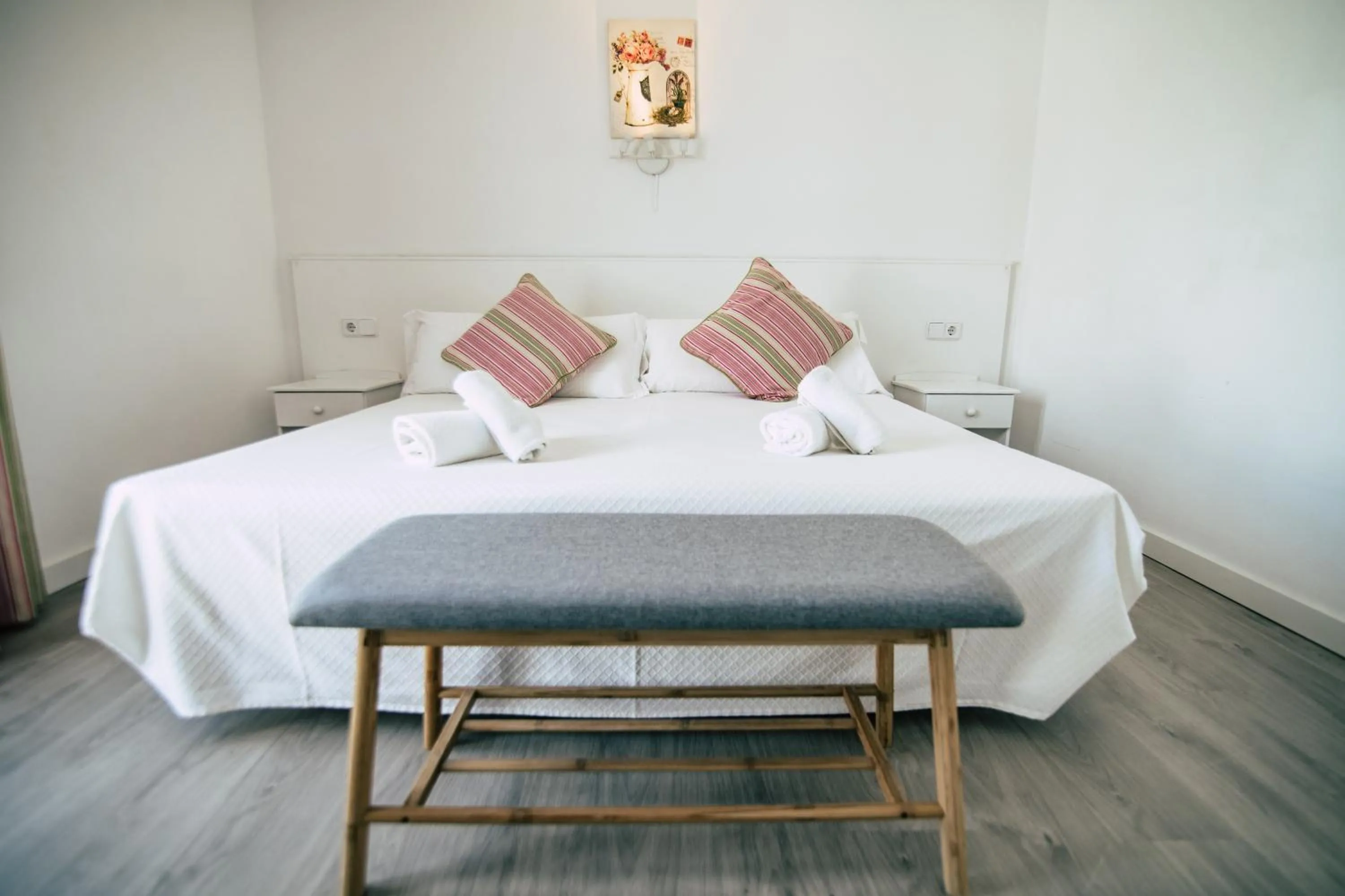 Photo of the whole room, Bed in Hostal La Llagosta