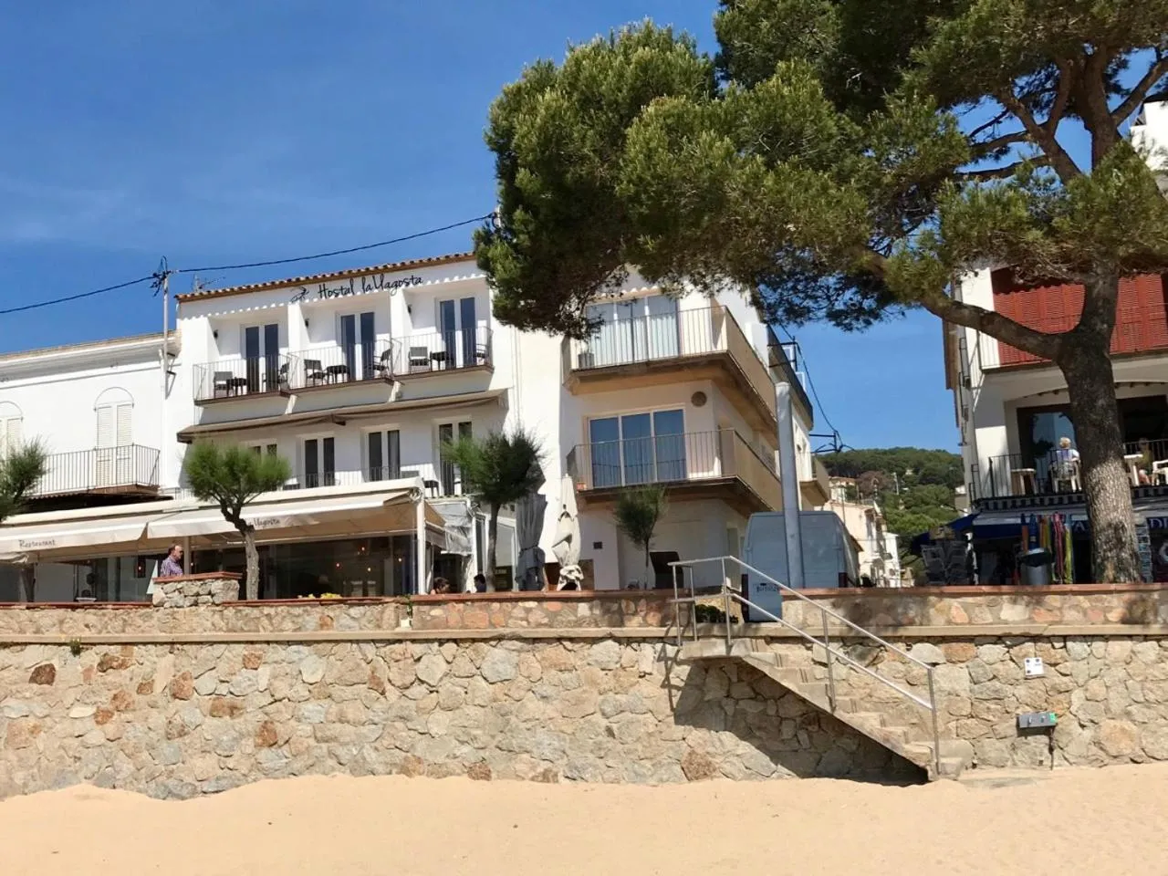 Sea view in Hostal La Llagosta
